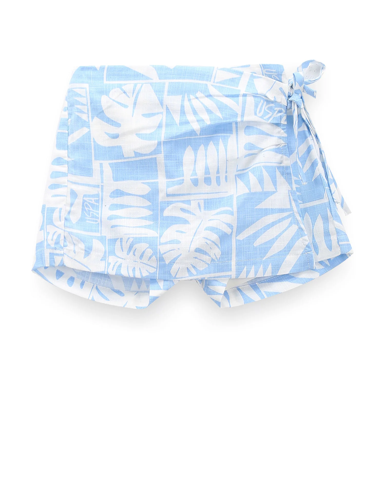 Girls Tropical Print Skort - Image 2
