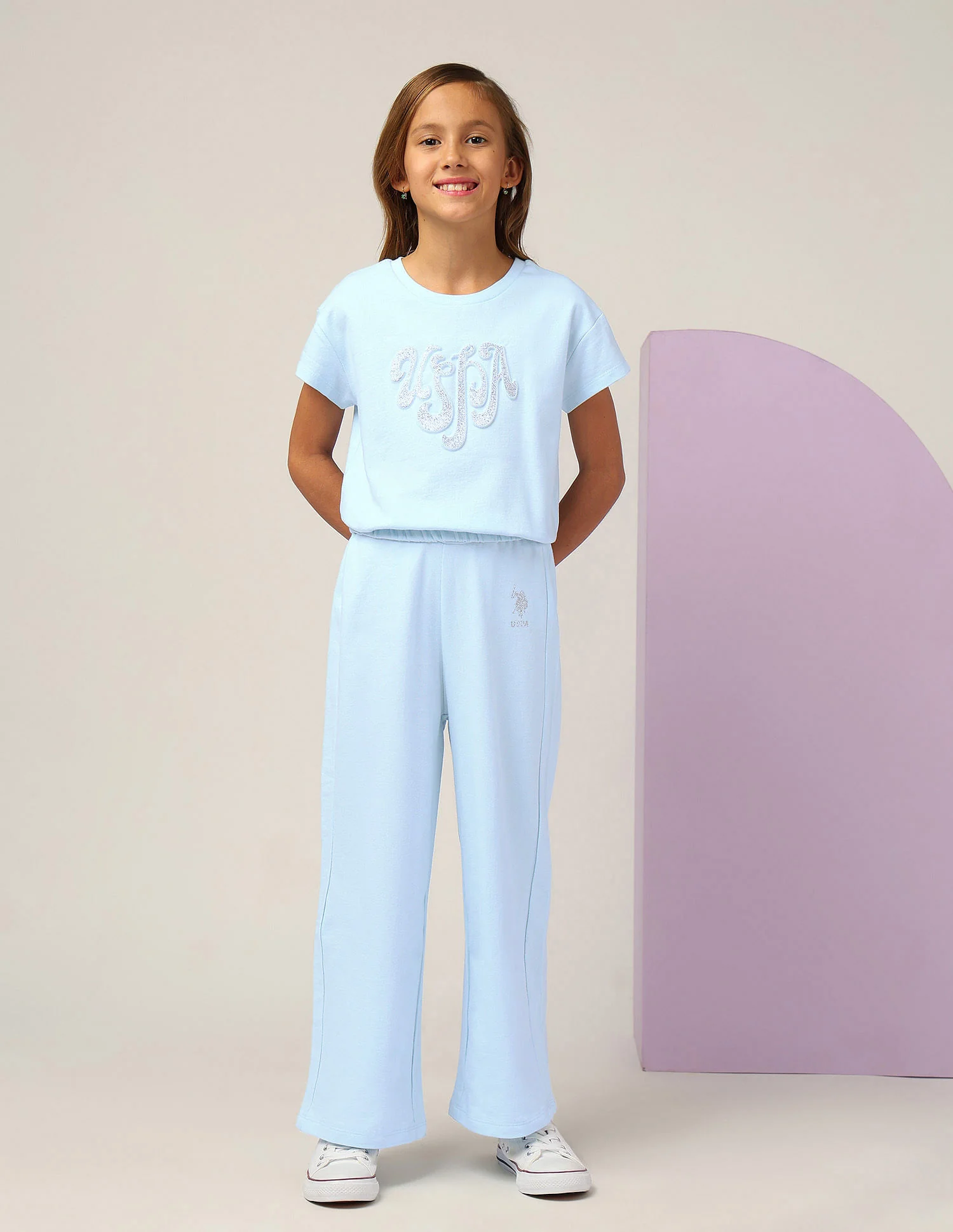 Girls Brand Printed Co-Ords - Image 3