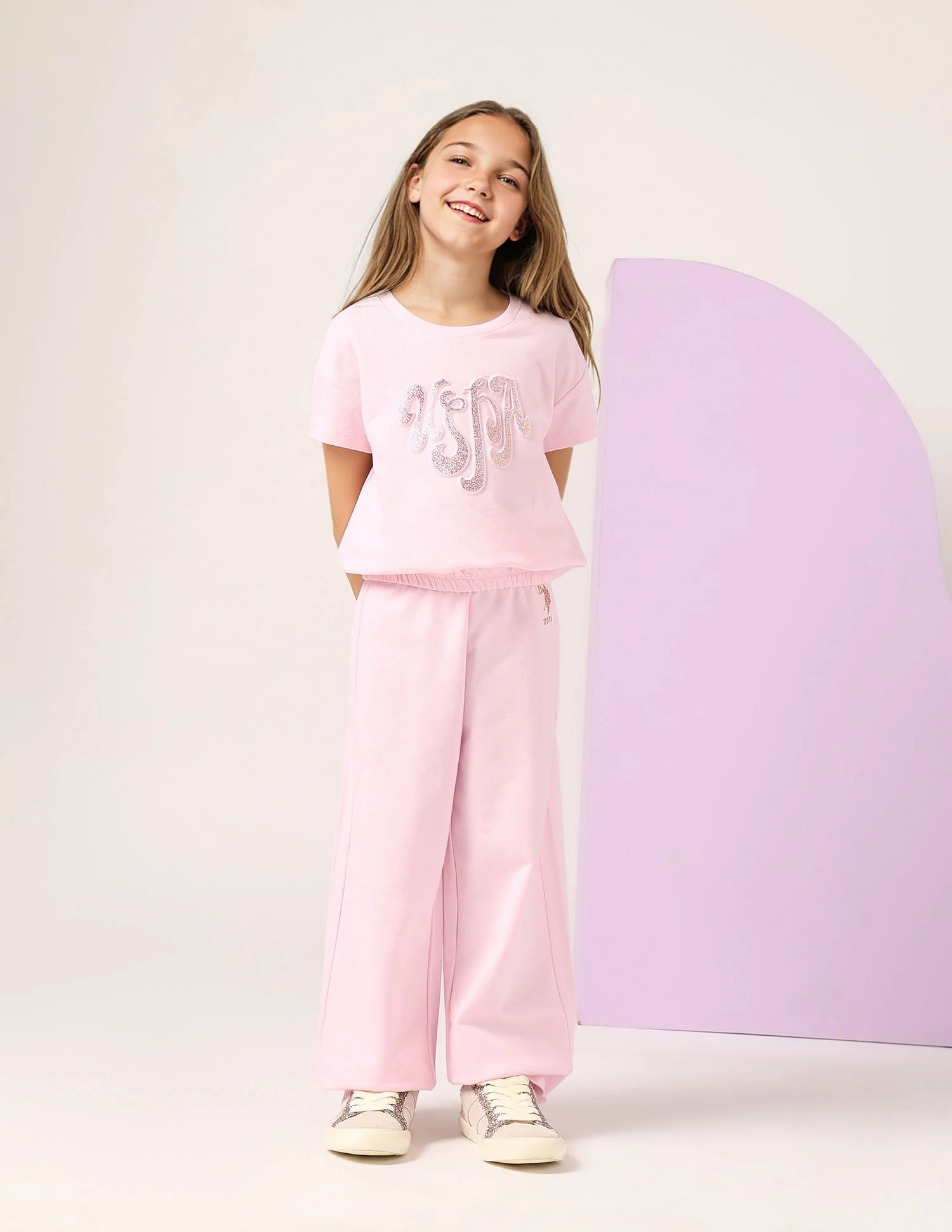 Girls Brand Printed Co-Ords - Image 3
