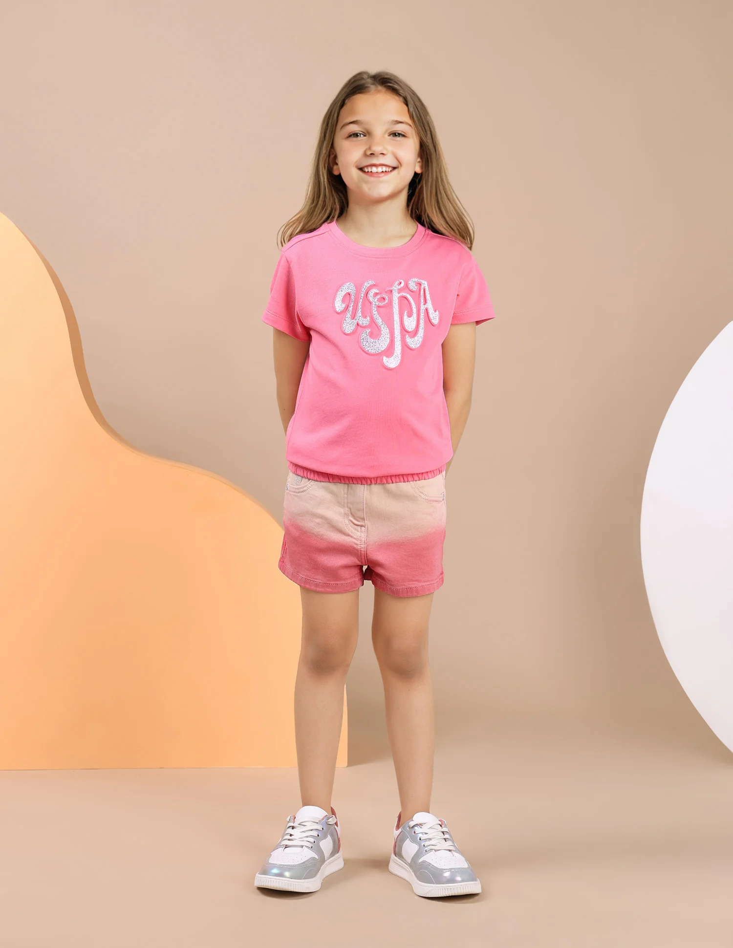 Girls Brand Printed Elasticized T-Shirt - Image 3