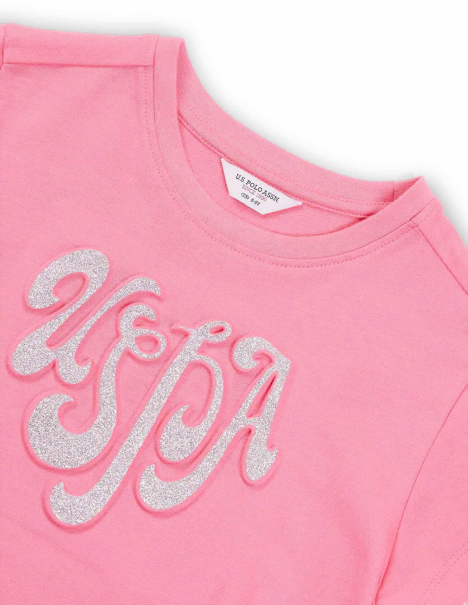 Girls Brand Printed Elasticized T-Shirt - Image 8