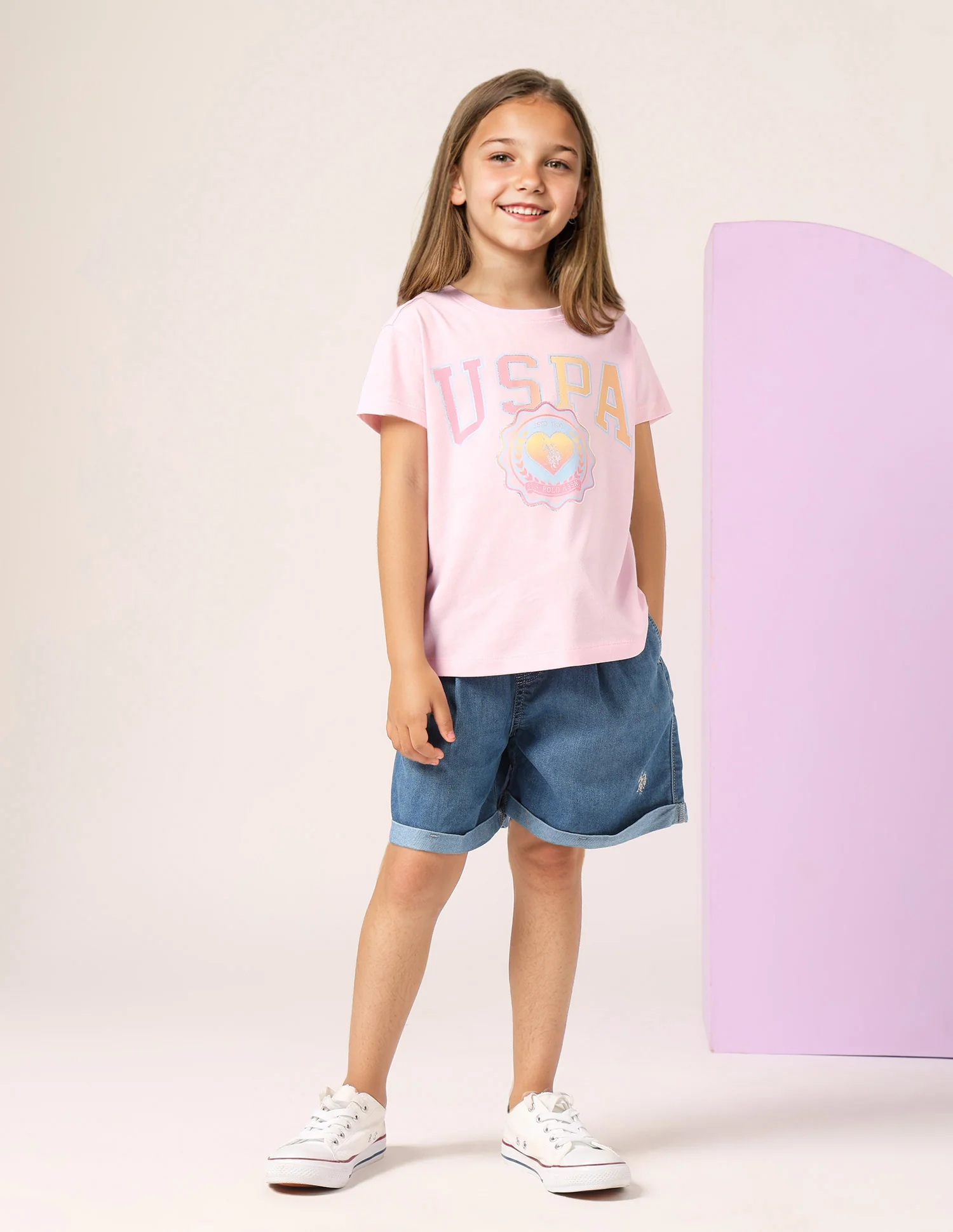 Girls Brand Printed Regular Fit T-Shirt - Image 3