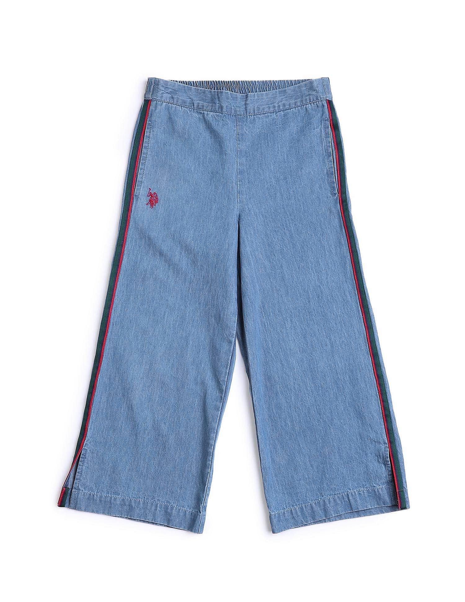 Girls Denim Solid Co-Ords - Image 10