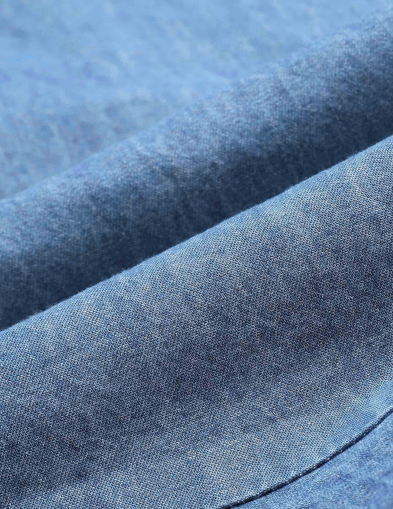 Girls Denim Solid Co-Ords - Image 2
