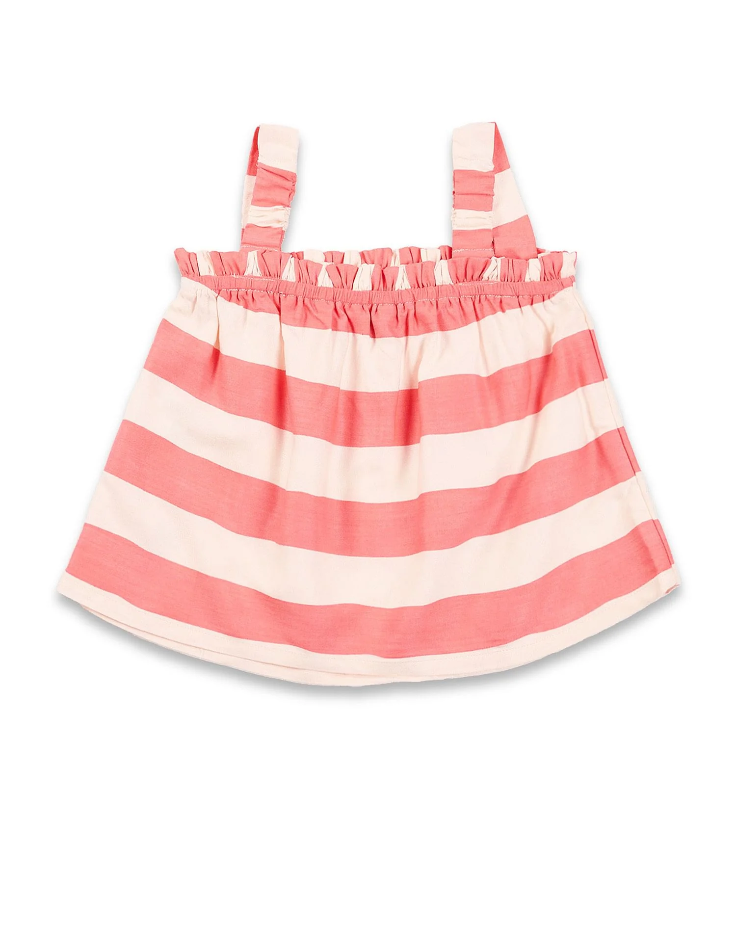 Girls Diagonal Striped Cotton Top - Image 7