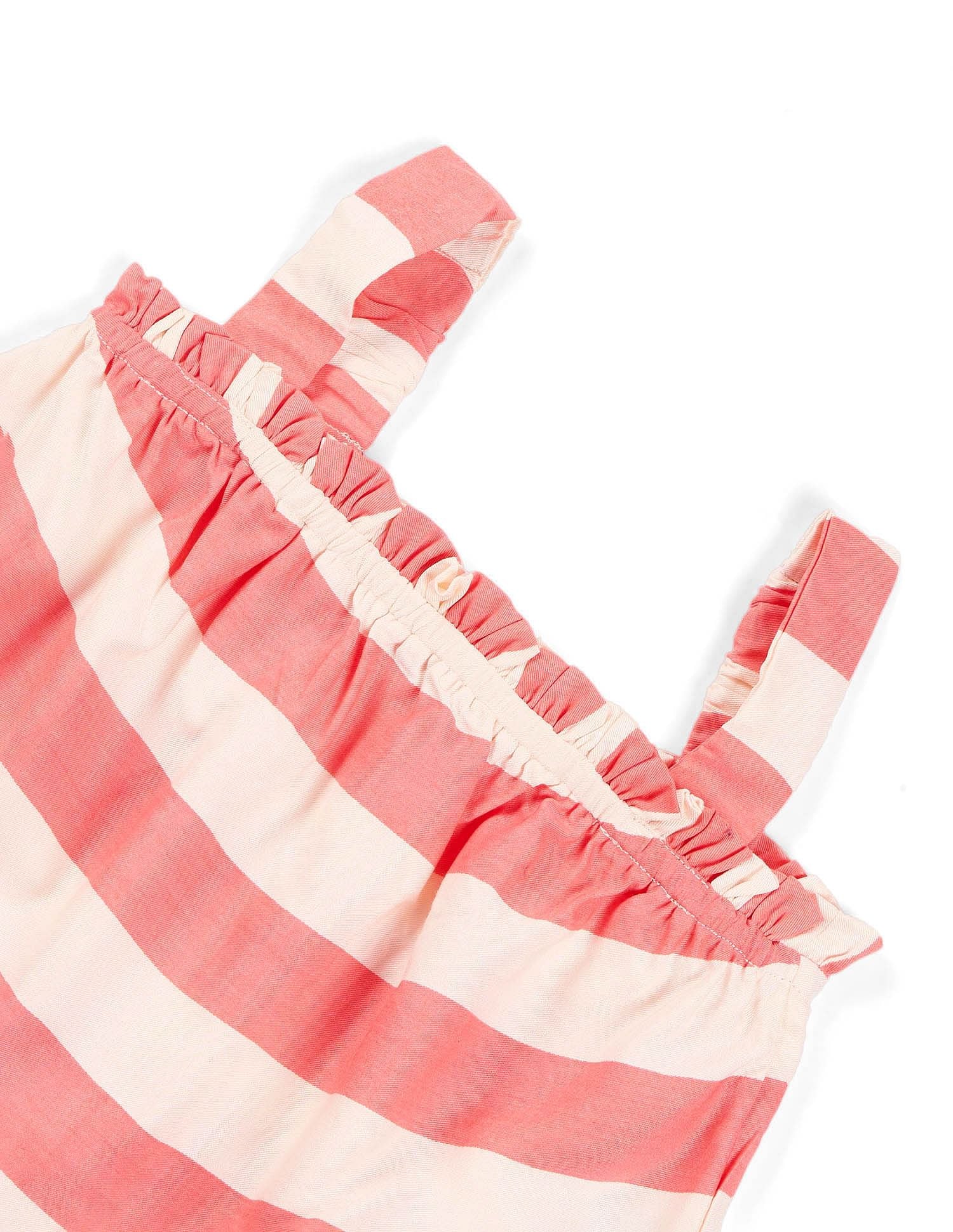 Girls Diagonal Striped Cotton Top - Image 8