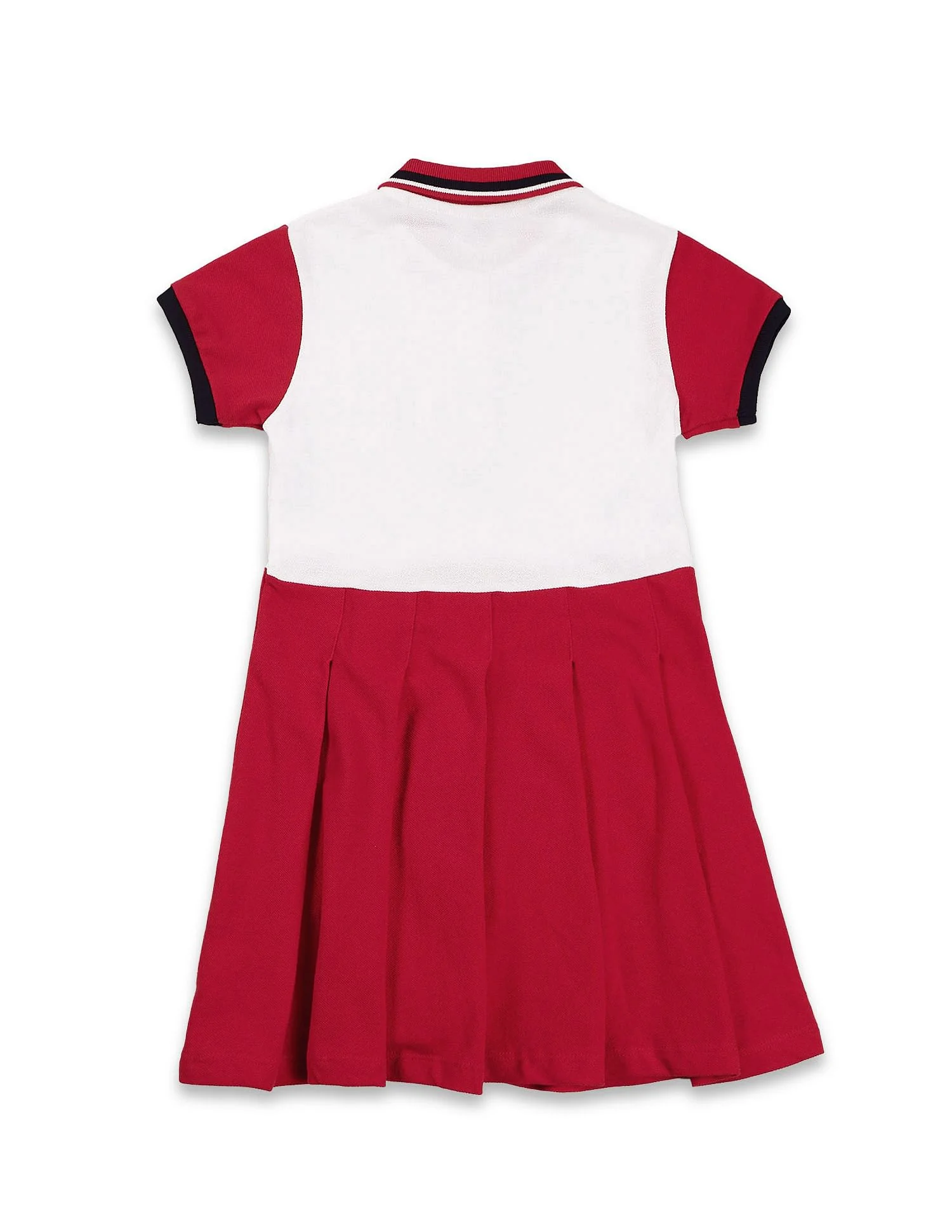Girls Knife Pleat Cotton Dress - Image 7