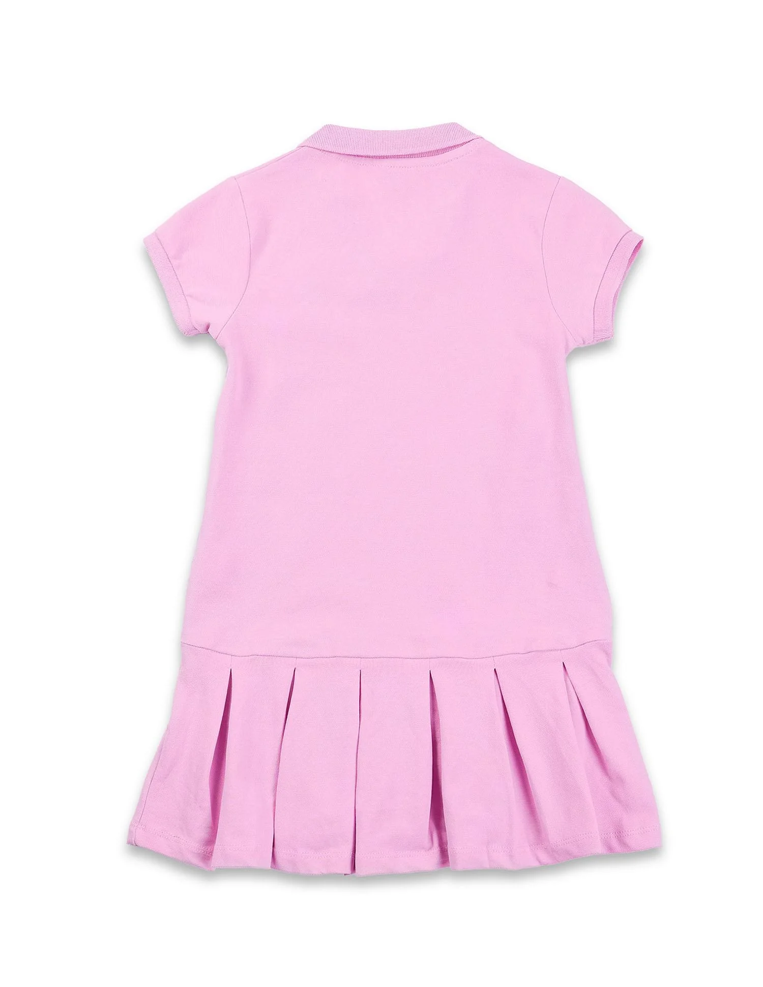 Girls Knife Pleat Cotton Dress - Image 7