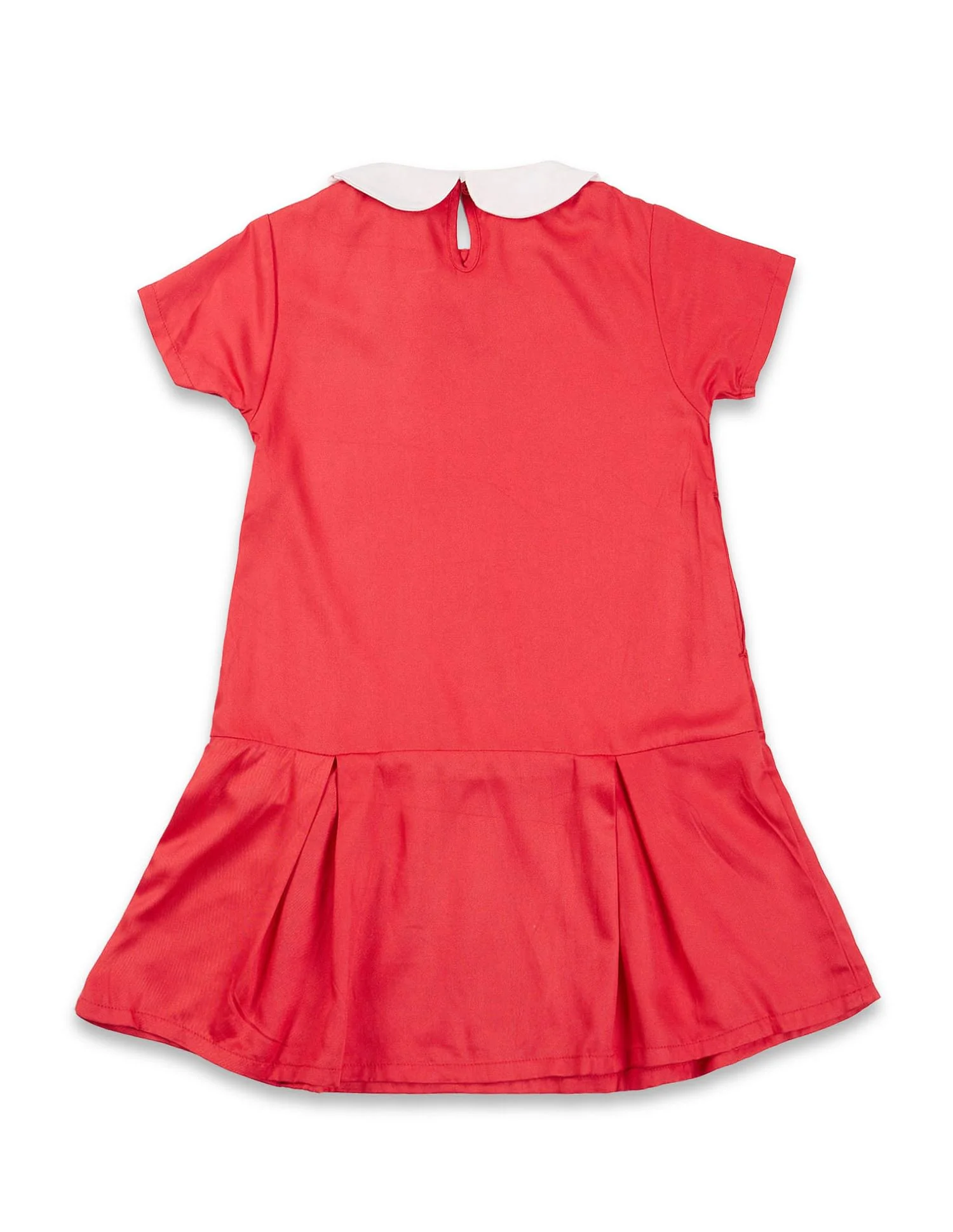 Girls Peter Pan Collar Pure Cotton Dress - Image 7