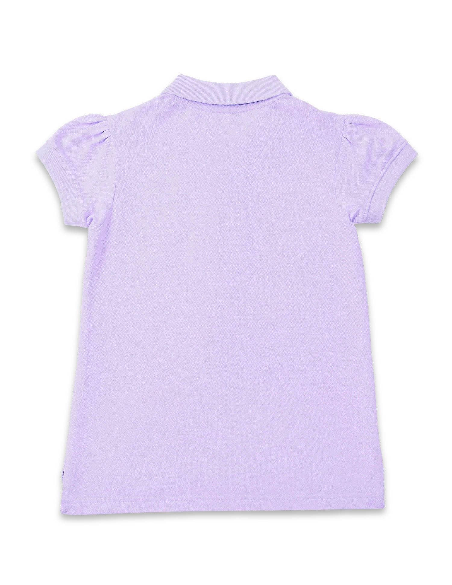 Girls Solid Polo Shirt - Image 7