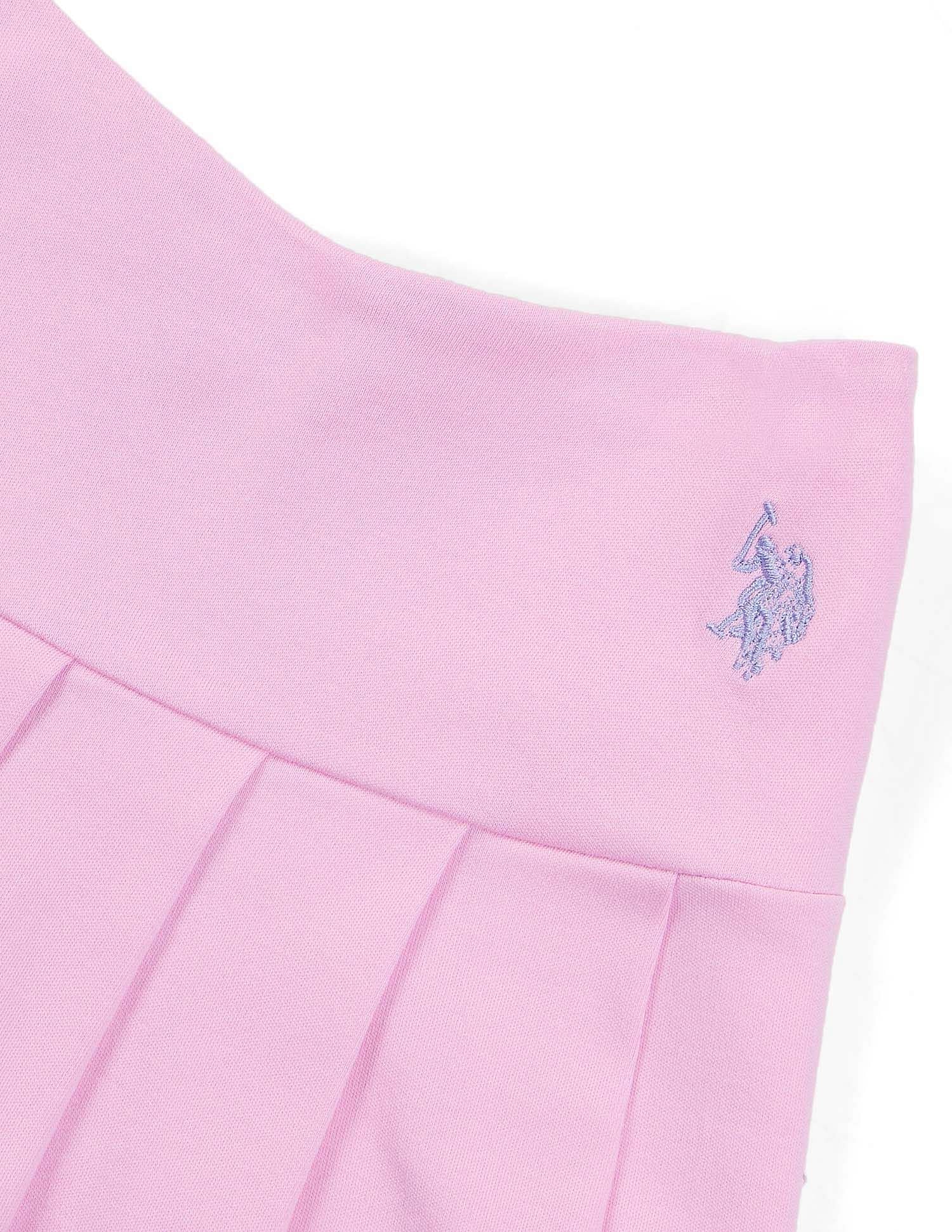 Girls Striped Varsity Skorts - Image 2