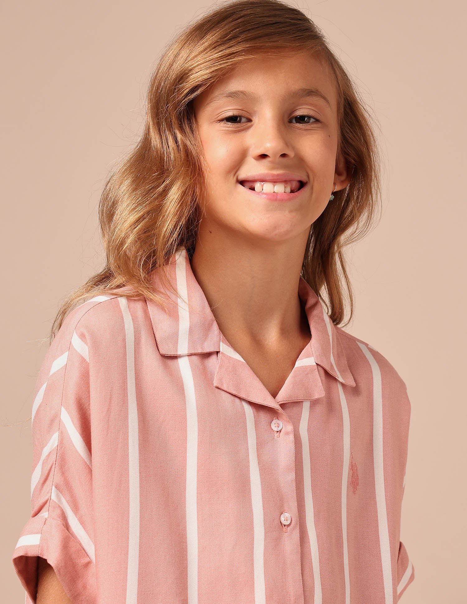 Girls Vertical Striped Co-Ords - Image 5