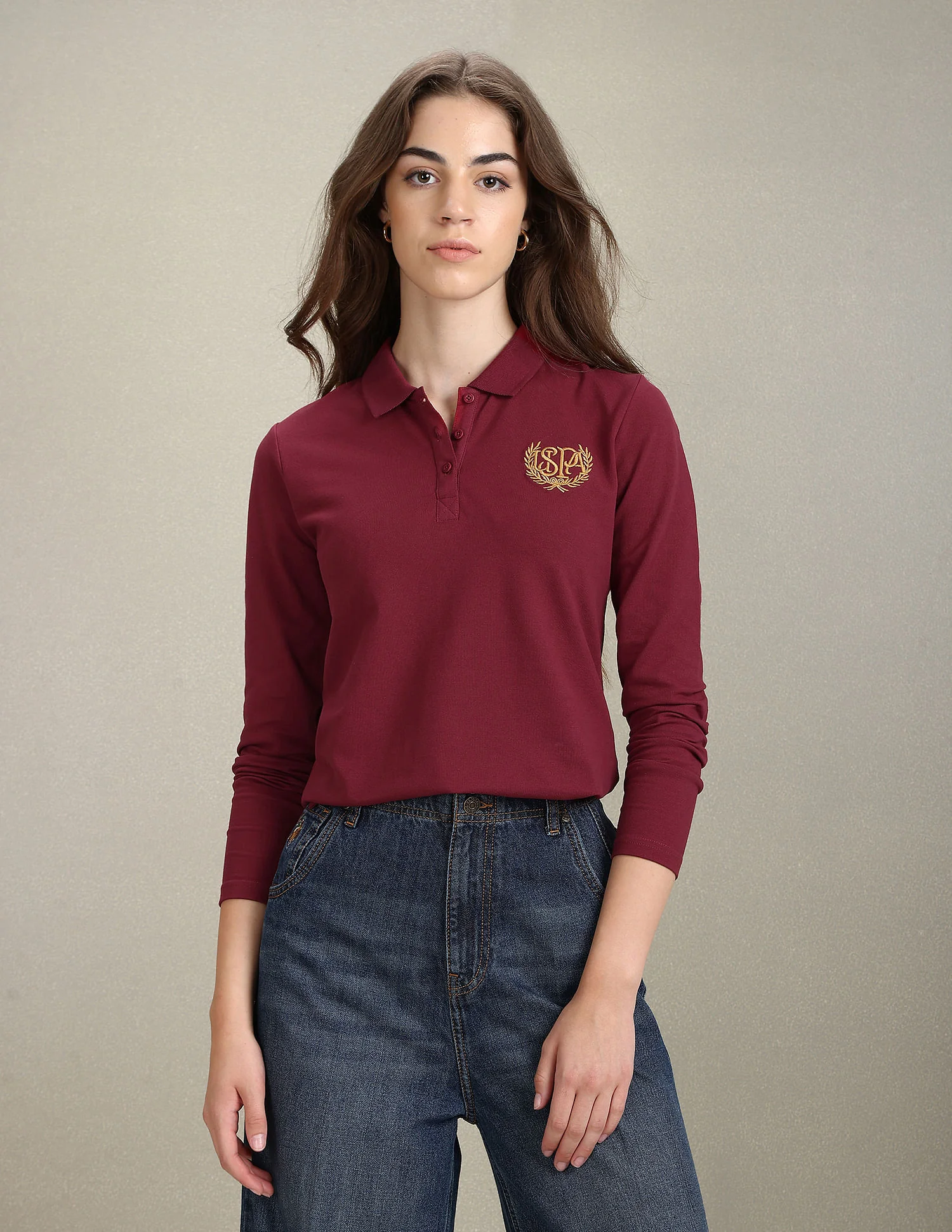 Gold Crest Slim Polo Shirt - Image 6