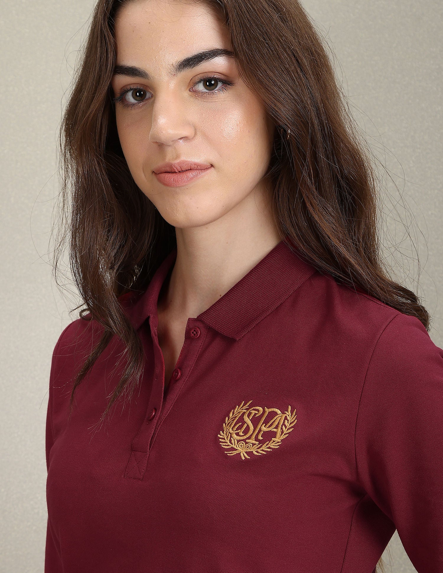 Gold Crest Slim Polo Shirt - Image 7