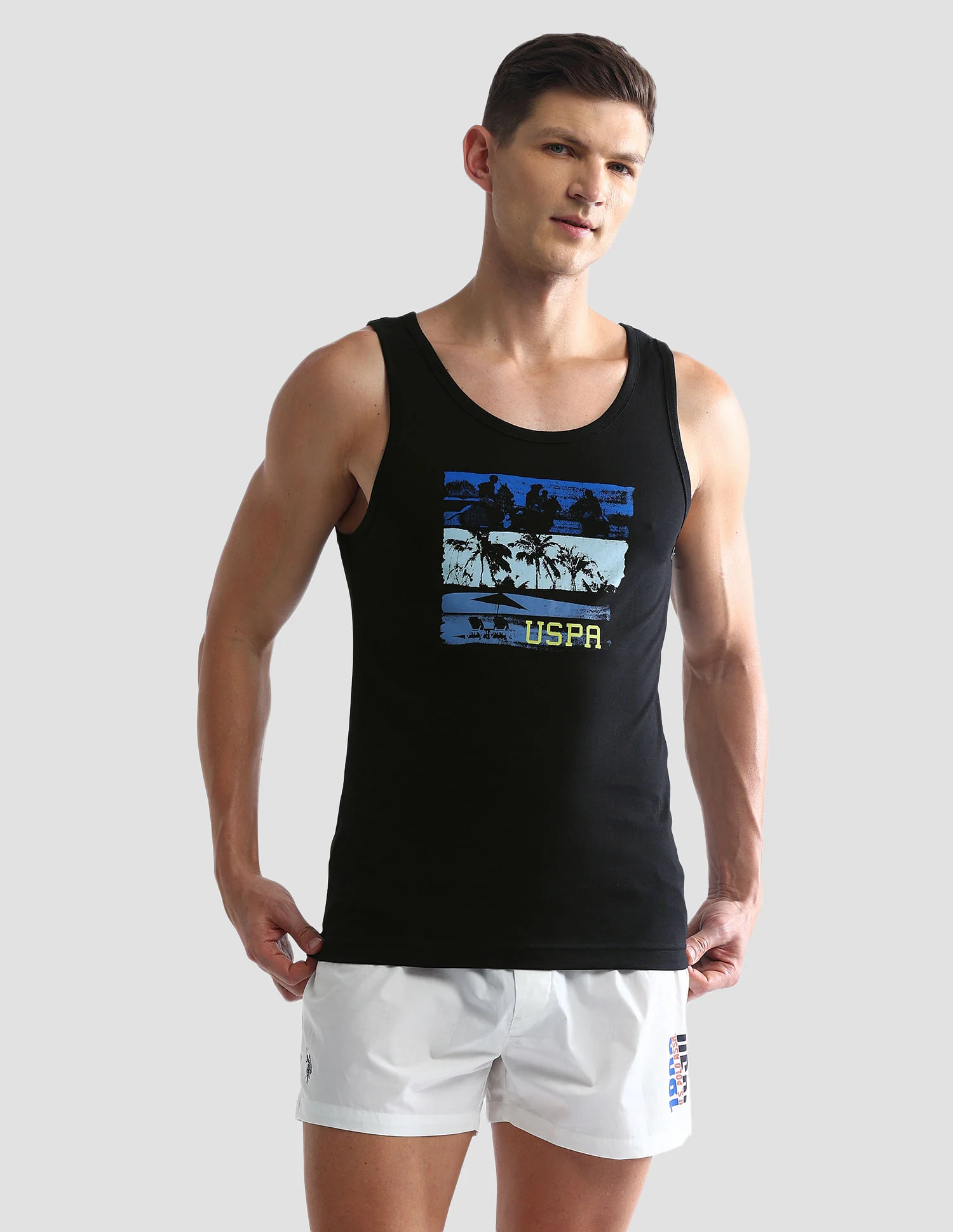 Graphic Print Cotton OEV02 Vest - Pack Of 1