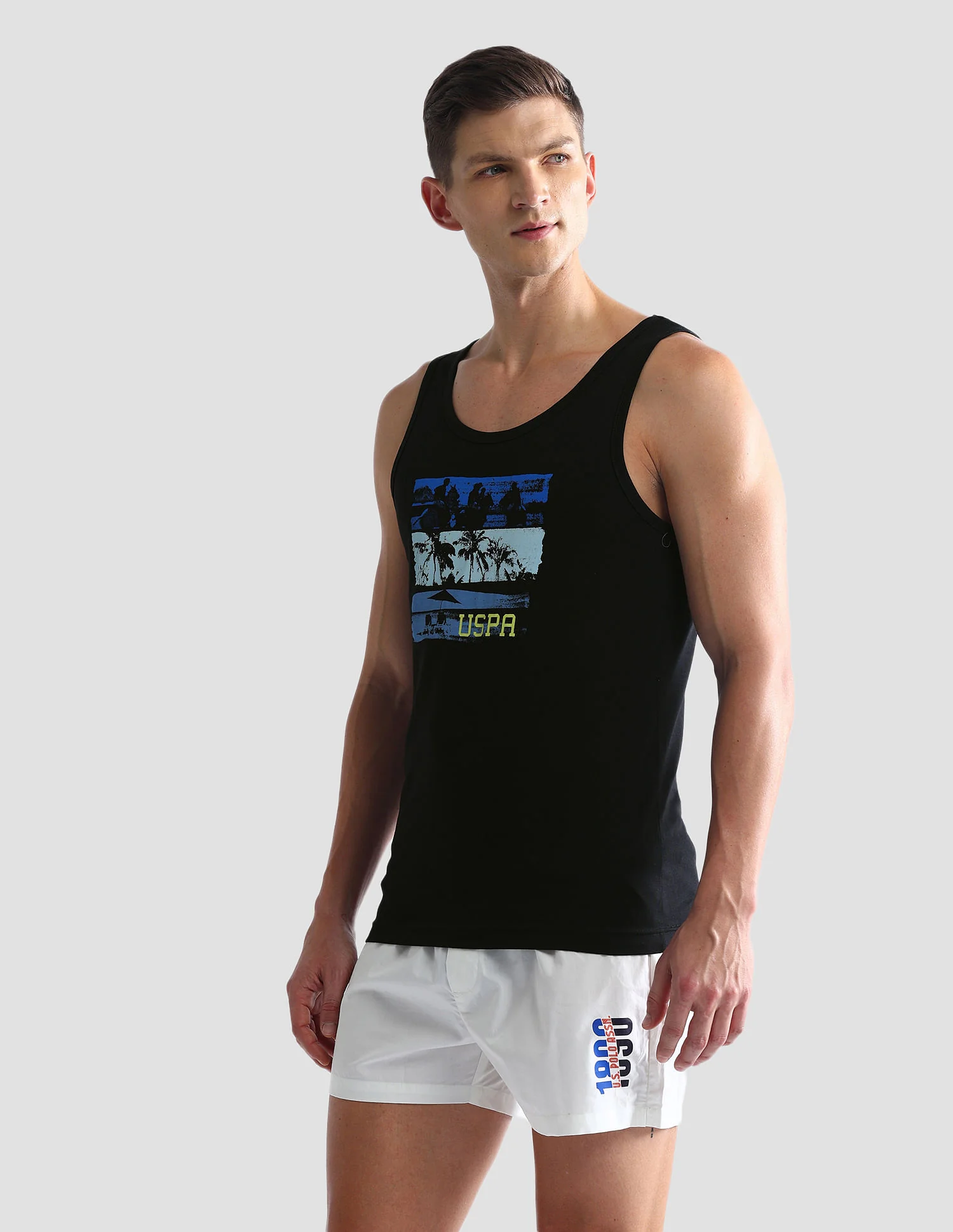 Graphic Print Cotton OEV02 Vest - Pack Of 1 - Image 4