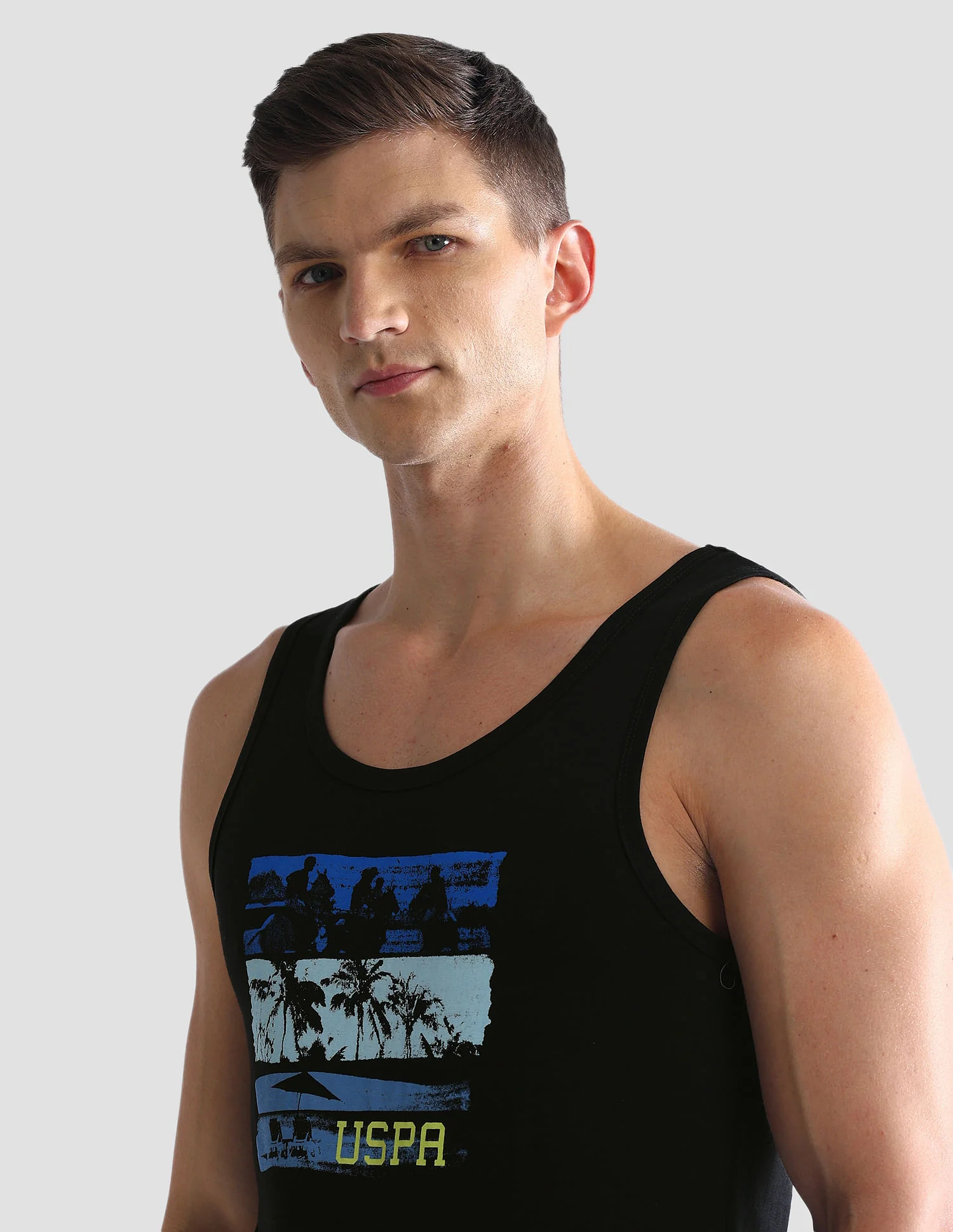 Graphic Print Cotton OEV02 Vest - Pack Of 1 - Image 7
