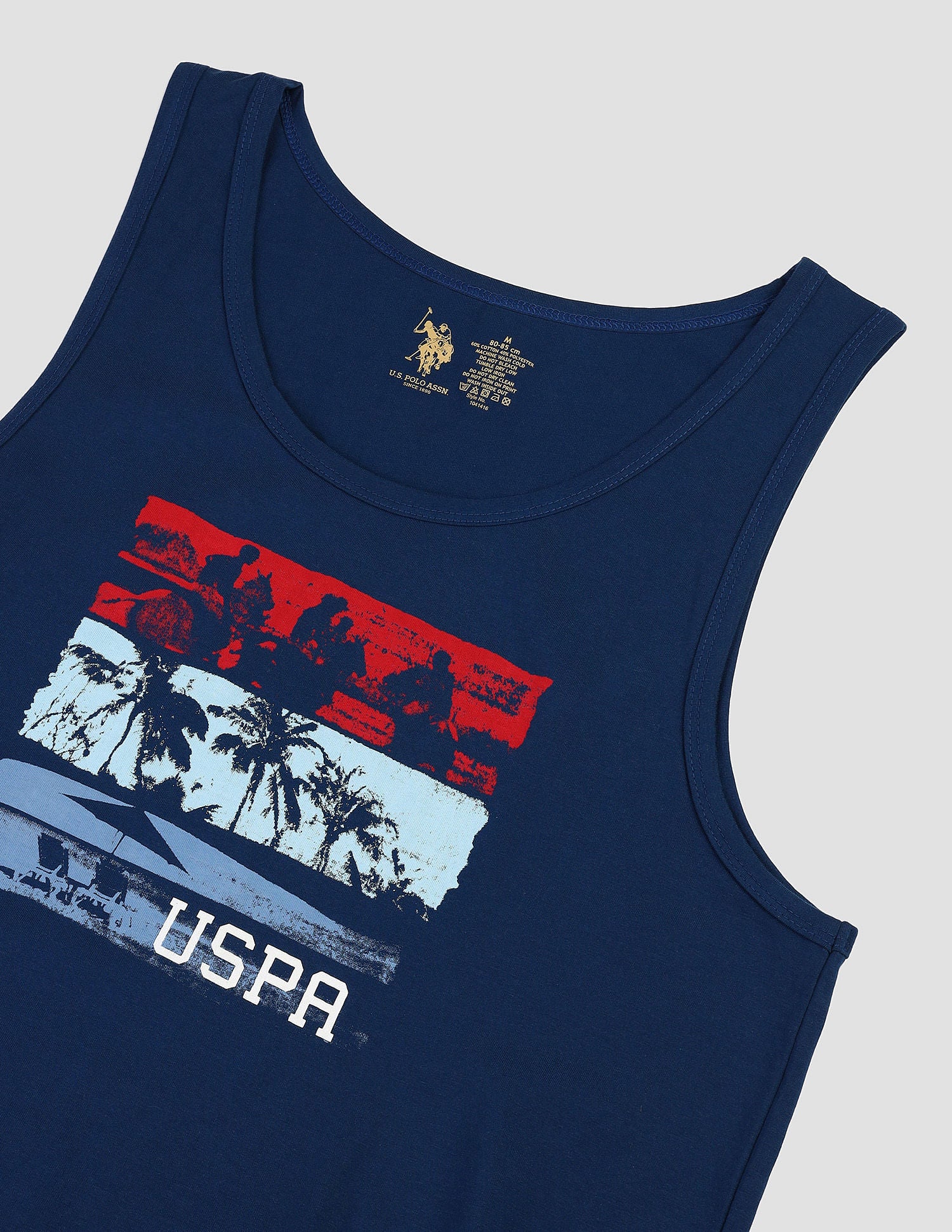 Graphic Print Cotton OEV02 Vest - Pack Of 1 - Image 2