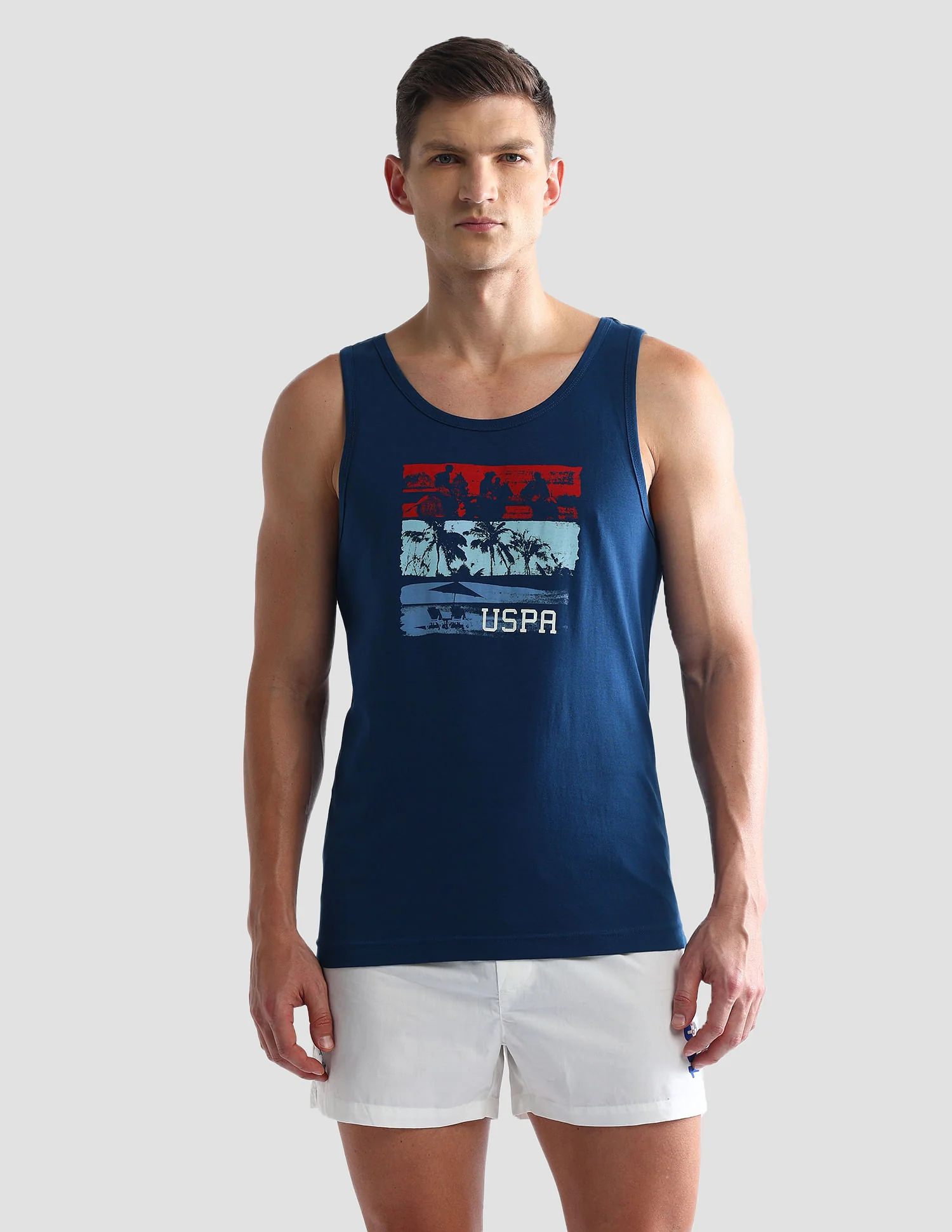 Graphic Print Cotton OEV02 Vest - Pack Of 1 - Image 6
