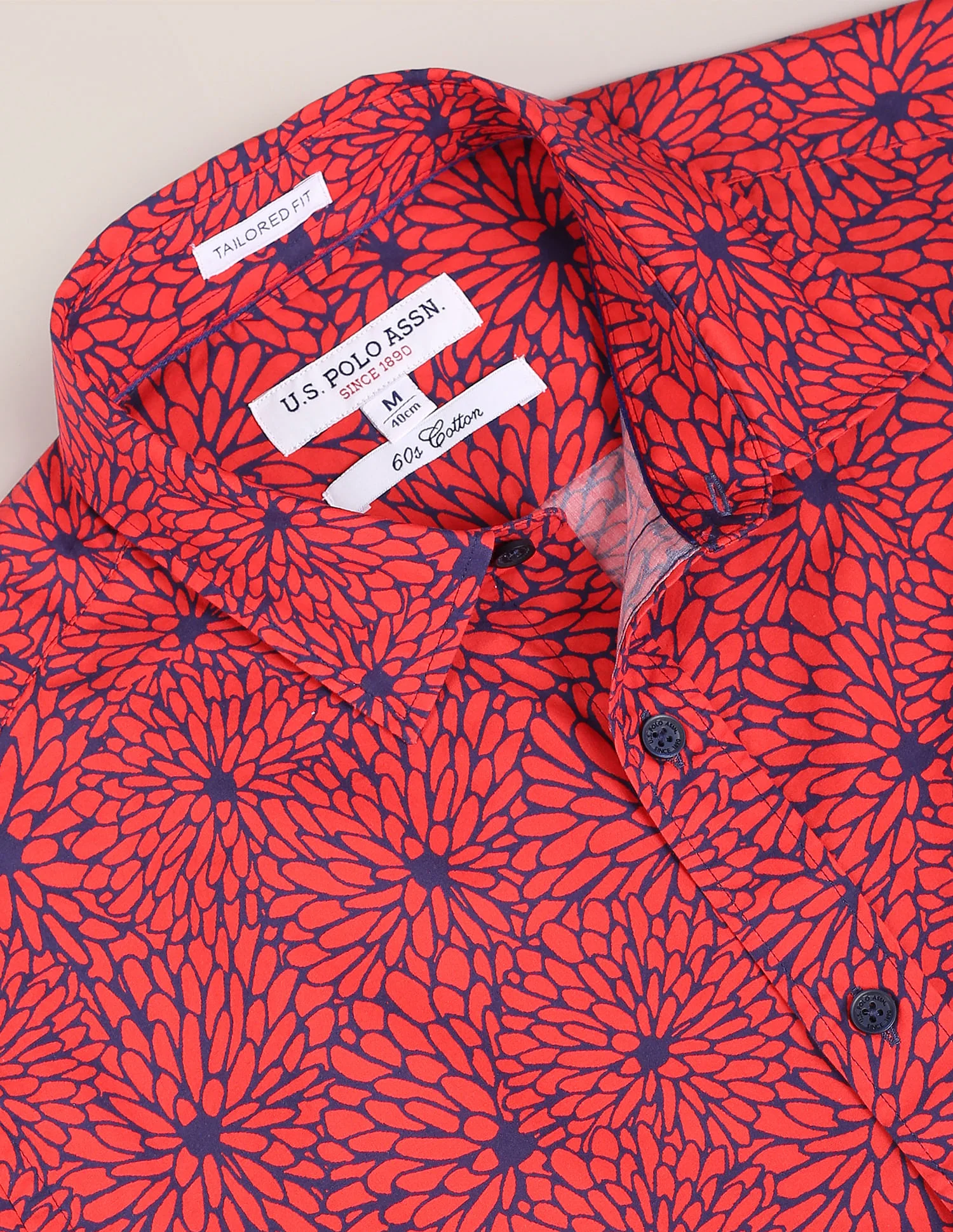 Graphic Print Cotton Shirt - Image 2