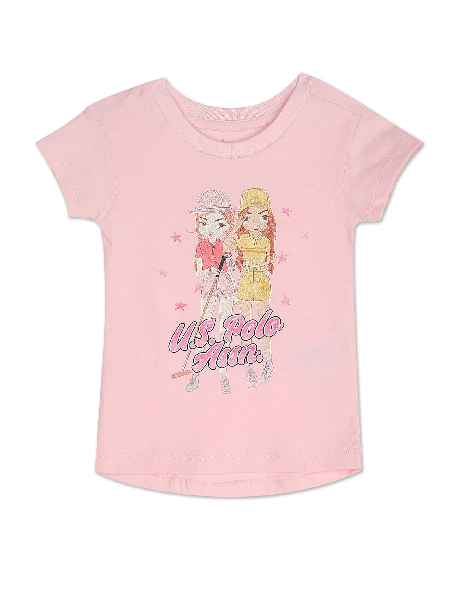 Graphic Print Crew Neck T-Shirt