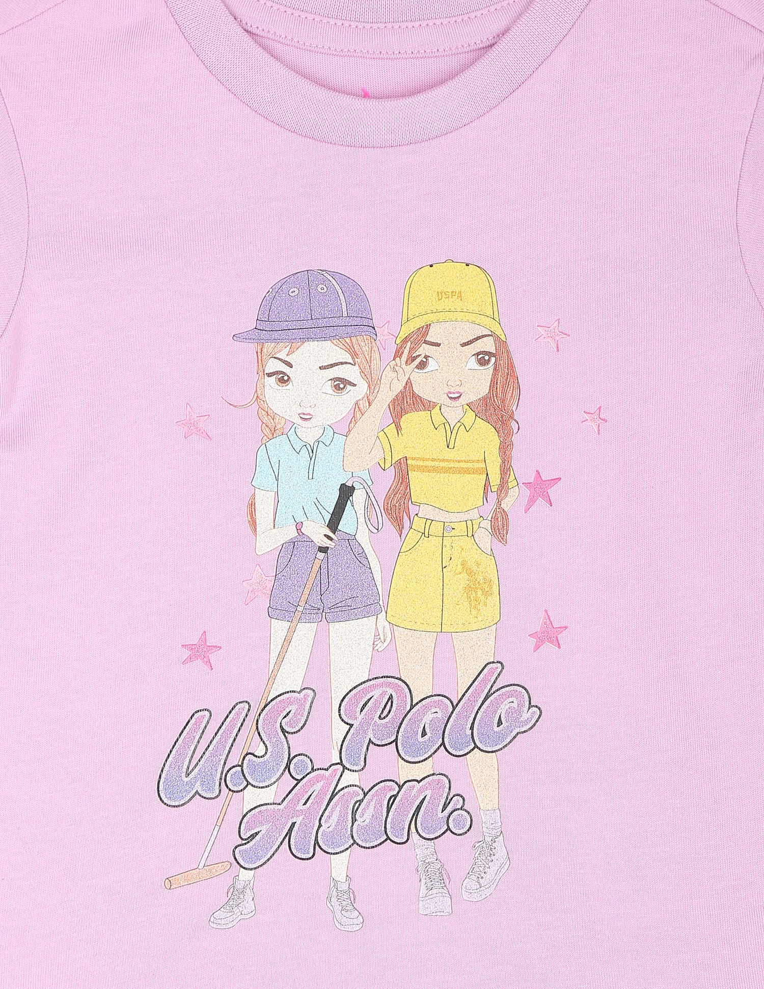 Graphic Print Crew Neck T-Shirt - Image 3