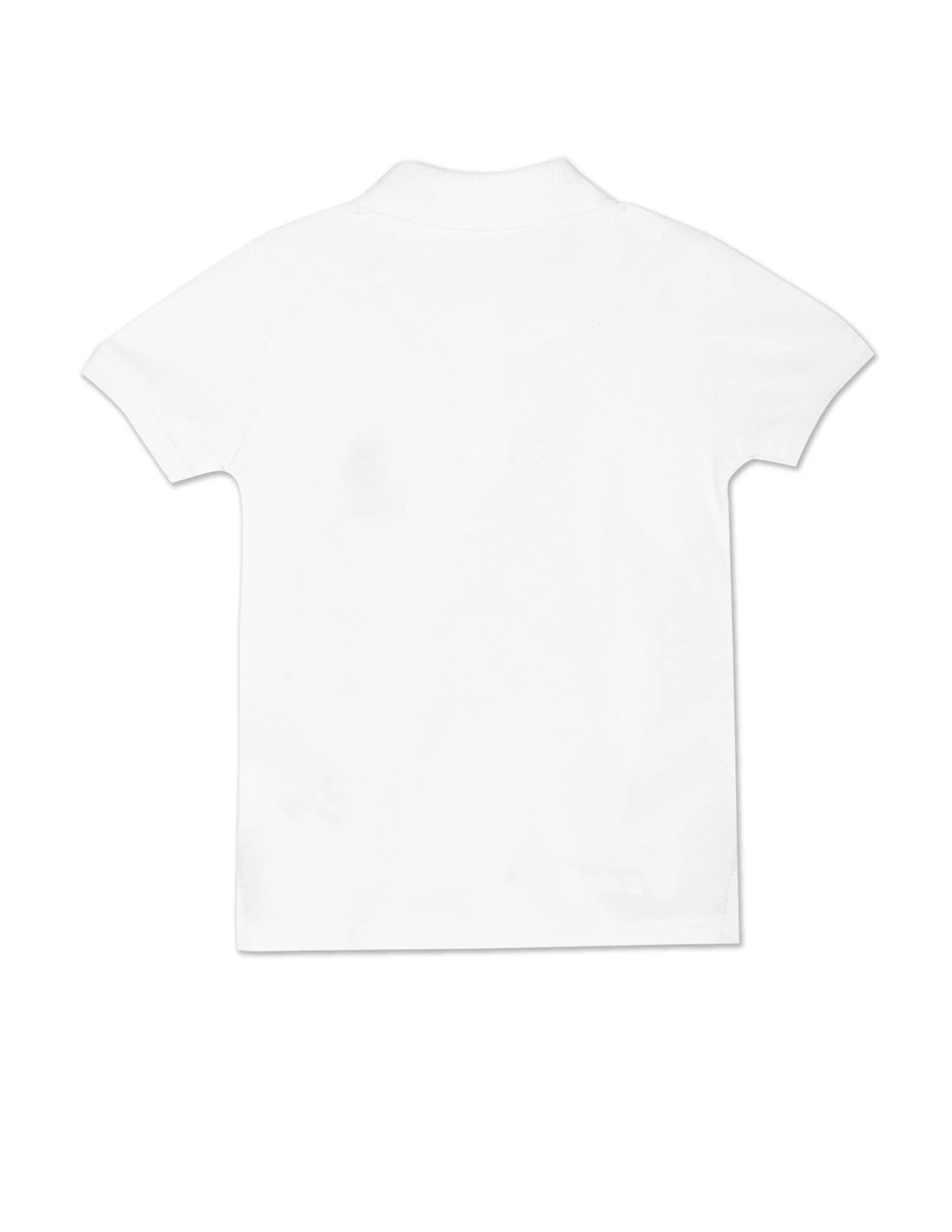 Graphic Print Pique Polo Shirt - Image 2