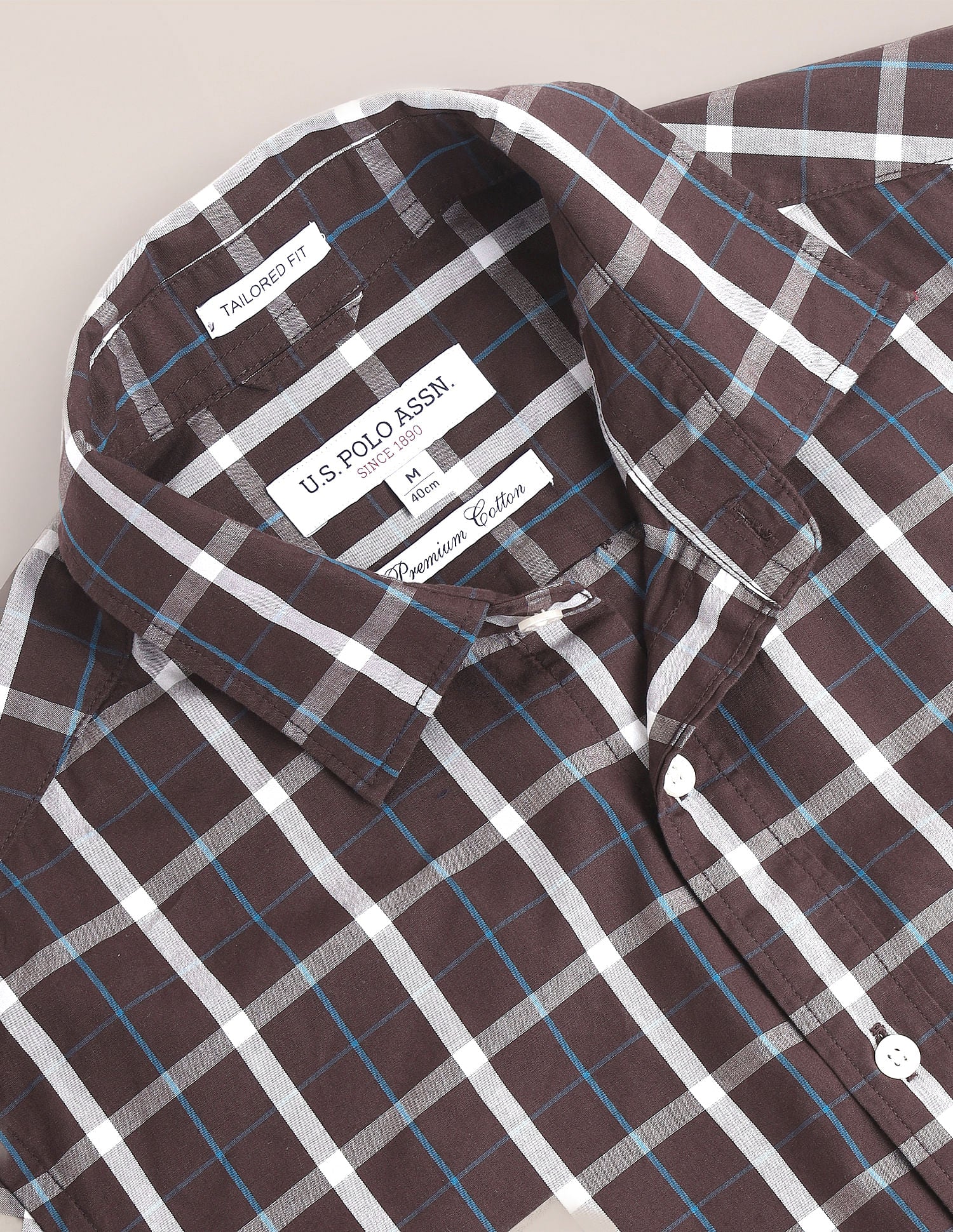 Grid Tattersall Check Cotton Shirt - Image 2