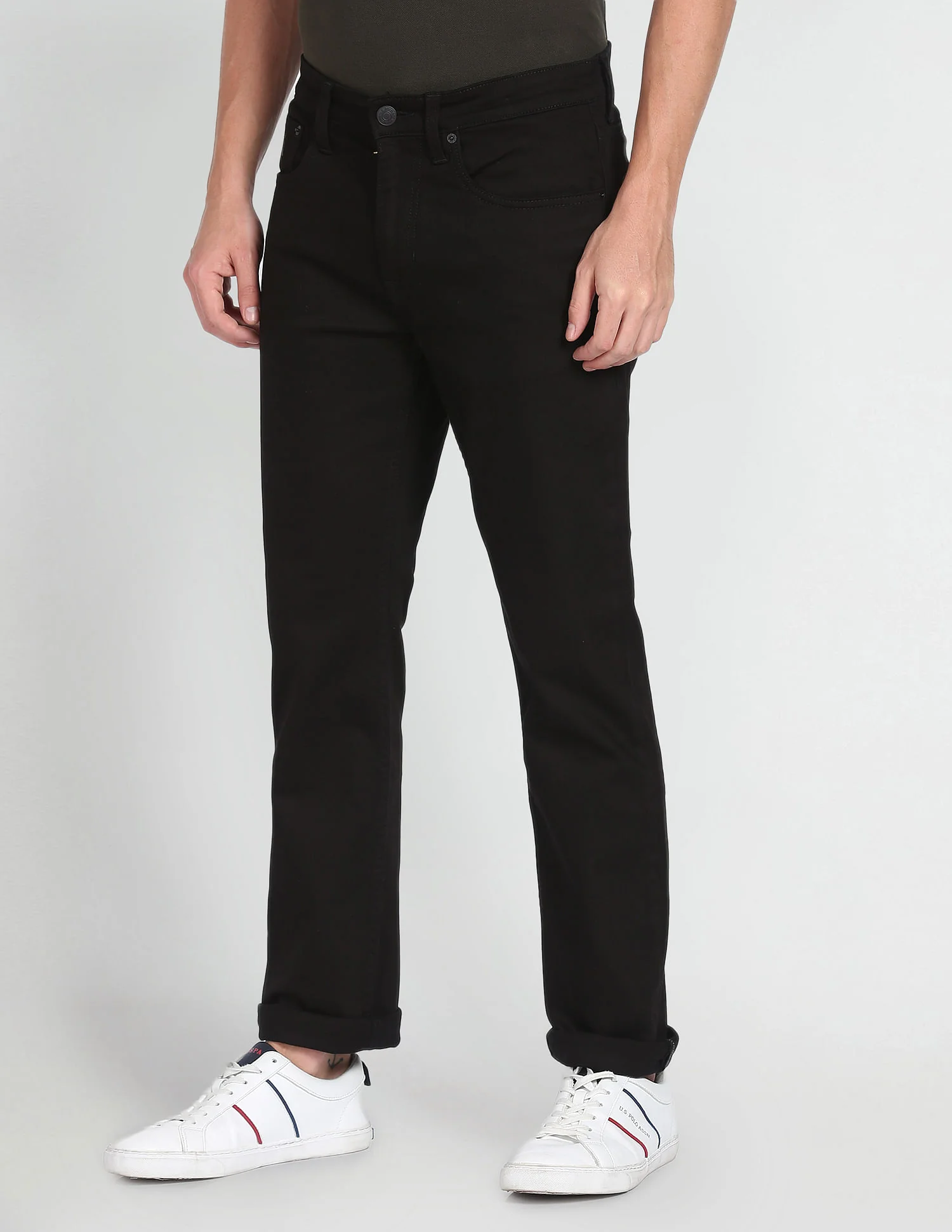 Harold Slim Straight Twill Jeans - Image 4