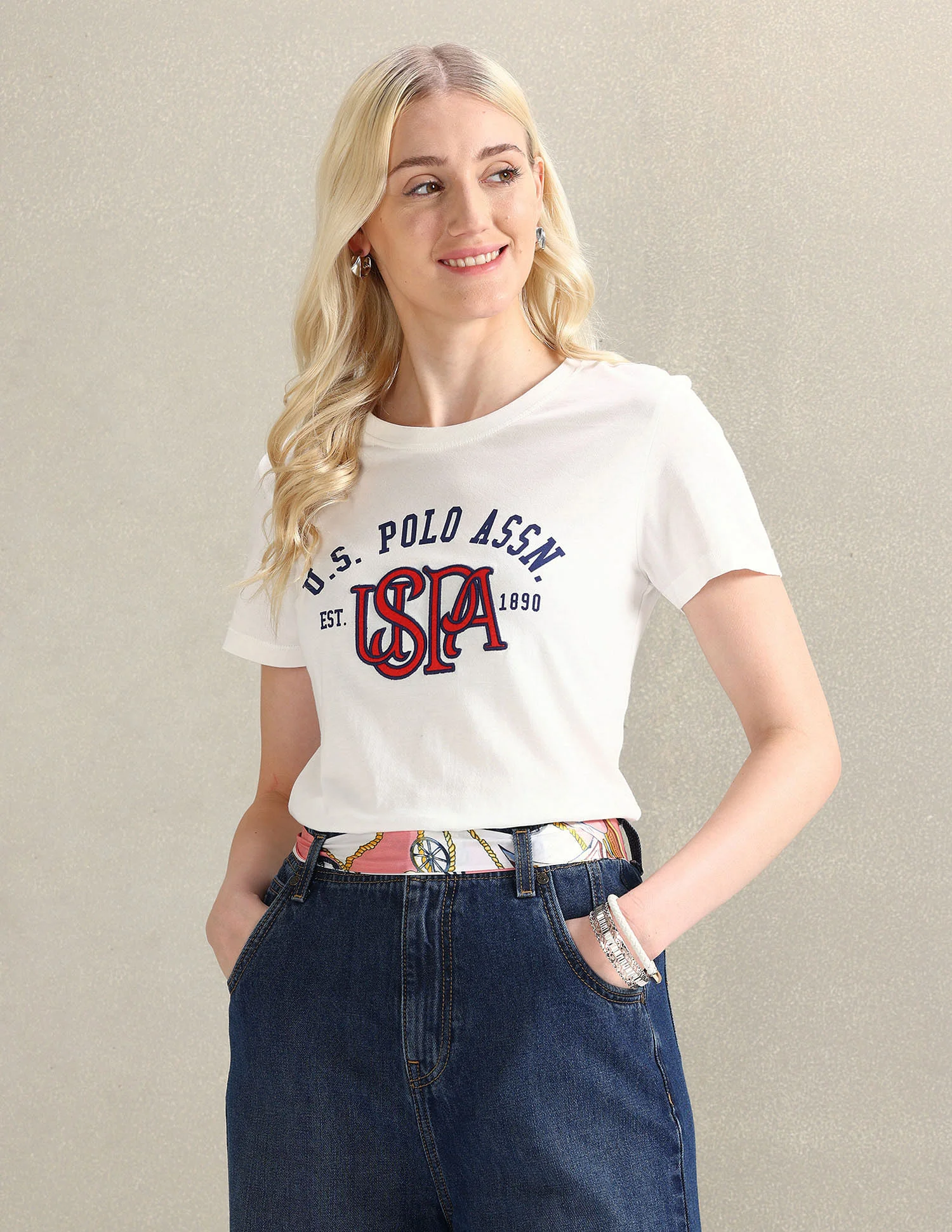 HD Print Pure Cotton T-Shirt