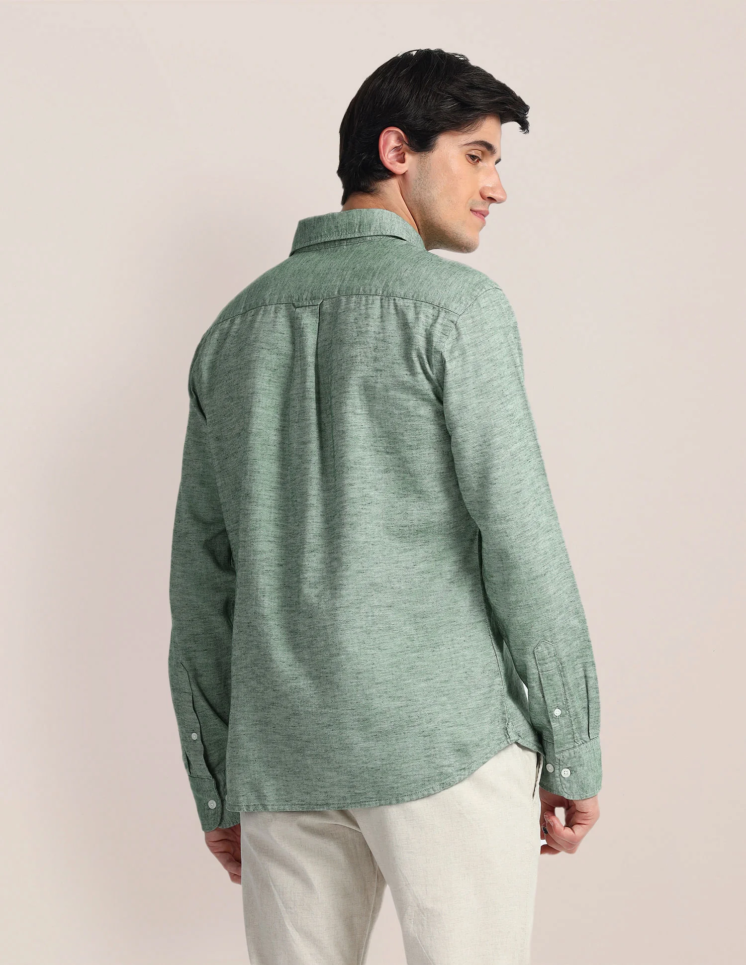 Heathered Dobby Shirt - Image 5