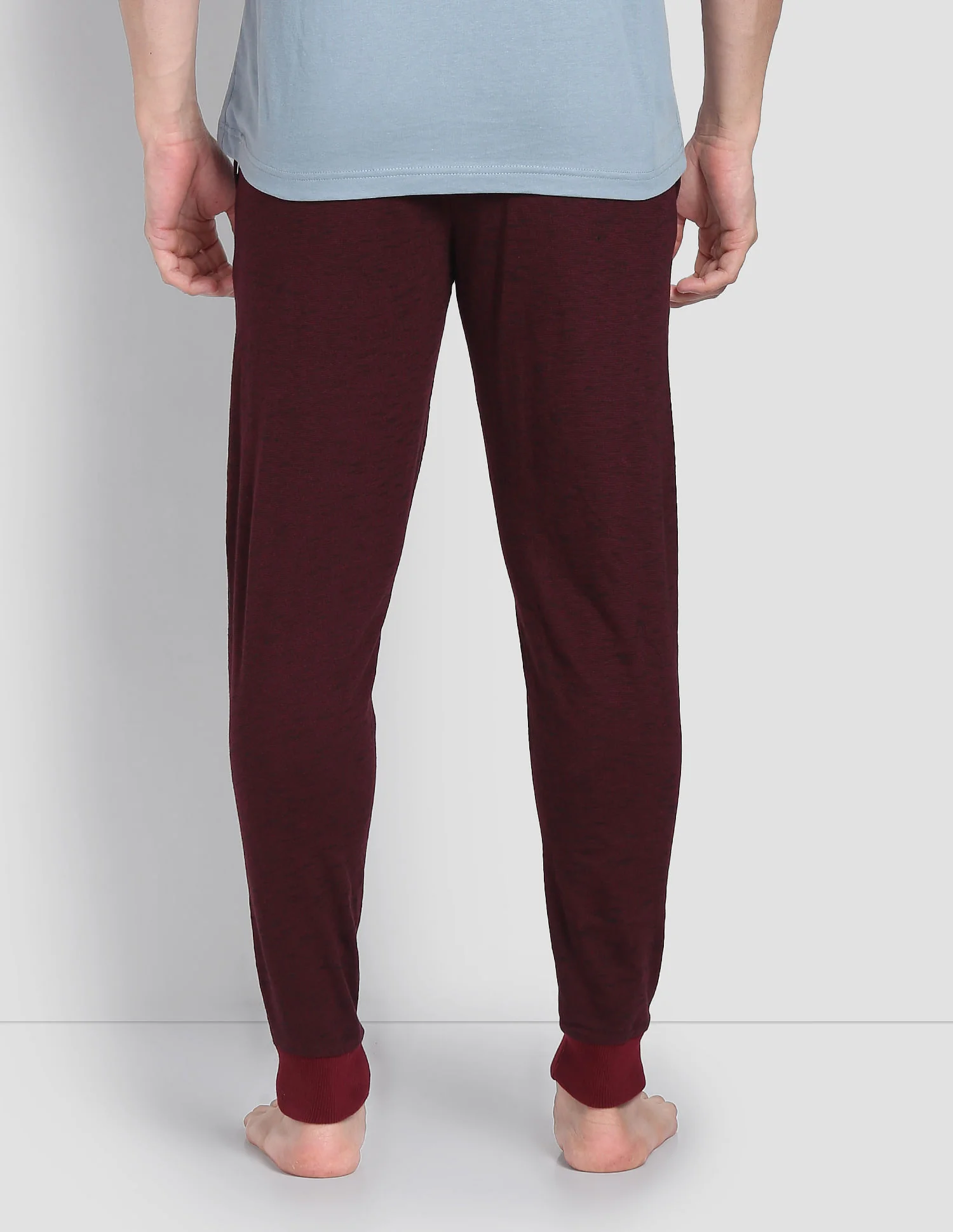 Heathered Drawstring Waist LJ004 Joggers - Pack Of 1 - Image 5