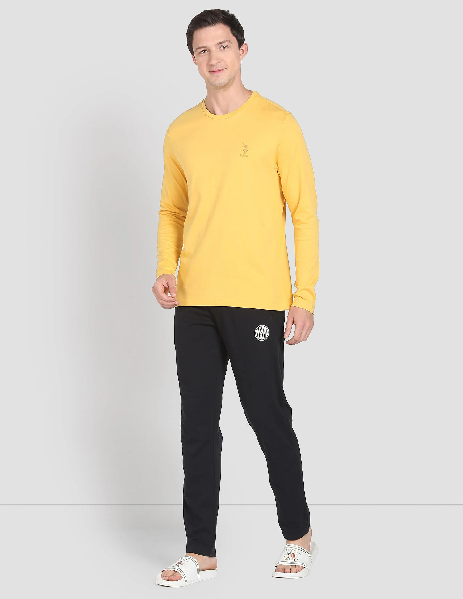 Henley Neck Solid I693 Lounge T-Shirt - Pack Of 1 - Image 3