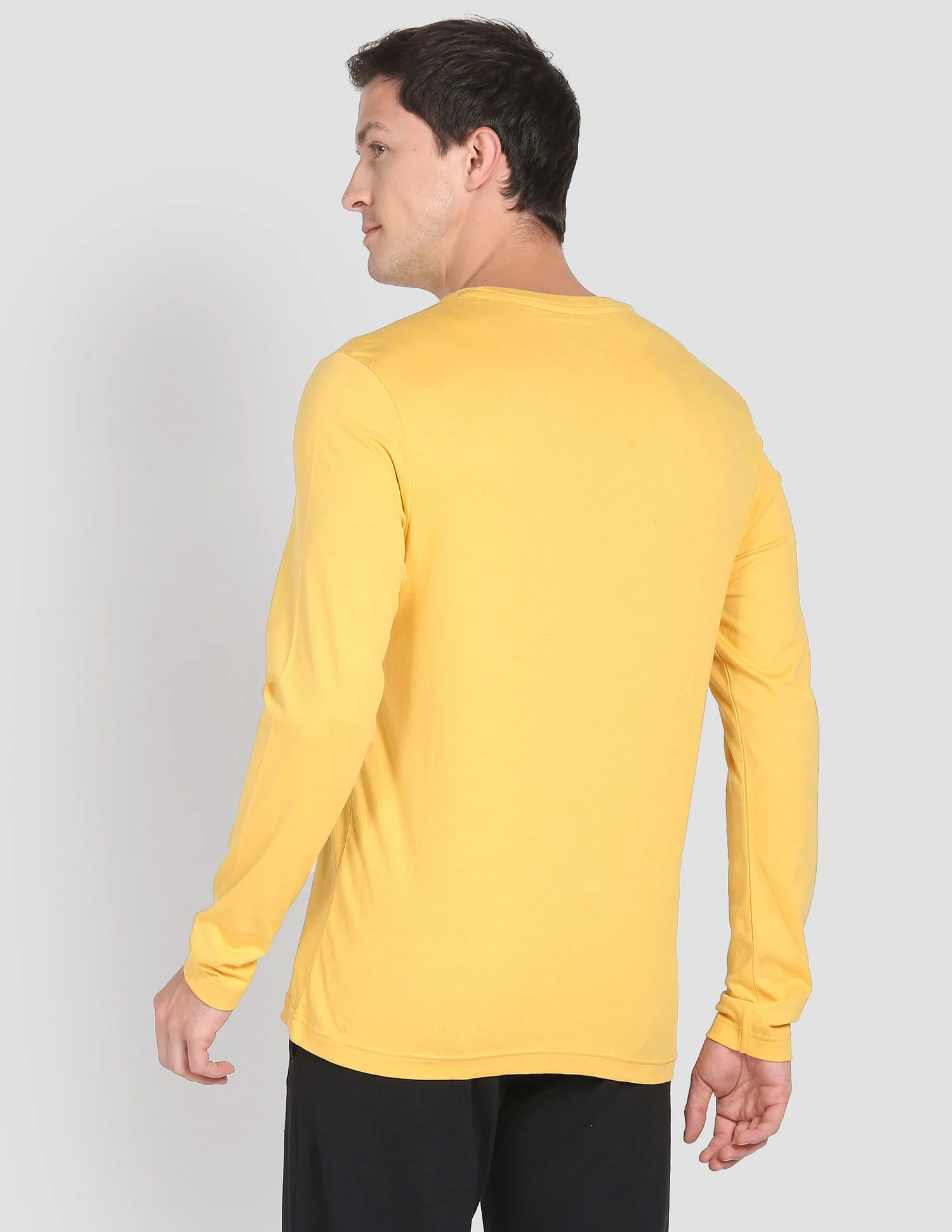 Henley Neck Solid I693 Lounge T-Shirt - Pack Of 1 - Image 5