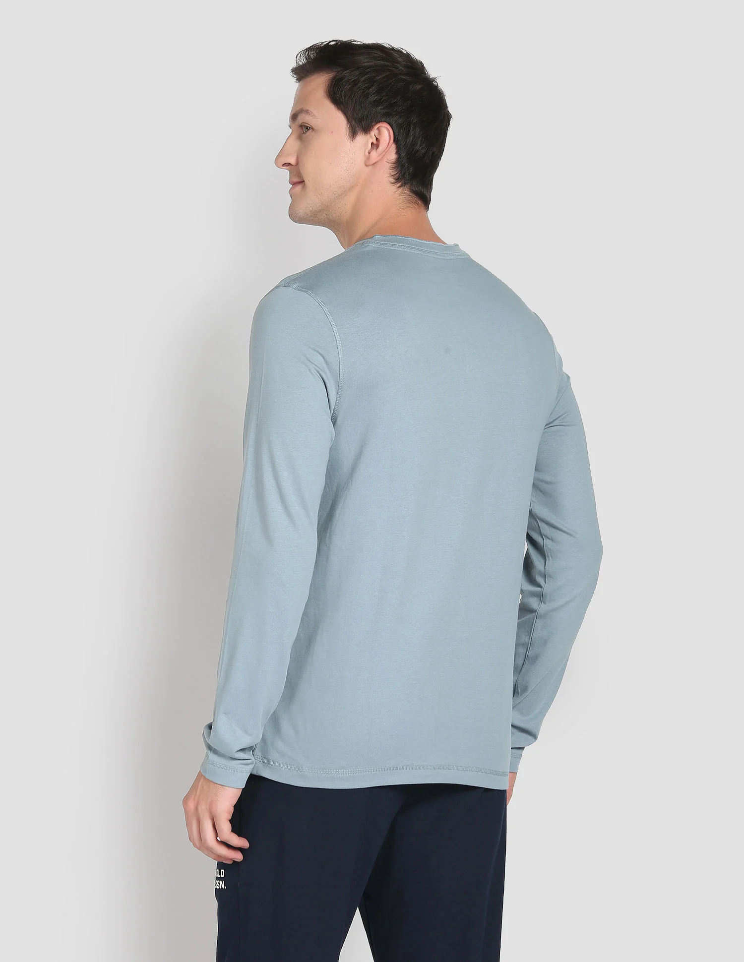 Henley Neck Solid I694 Lounge T-Shirt - Pack Of 1 - Image 5