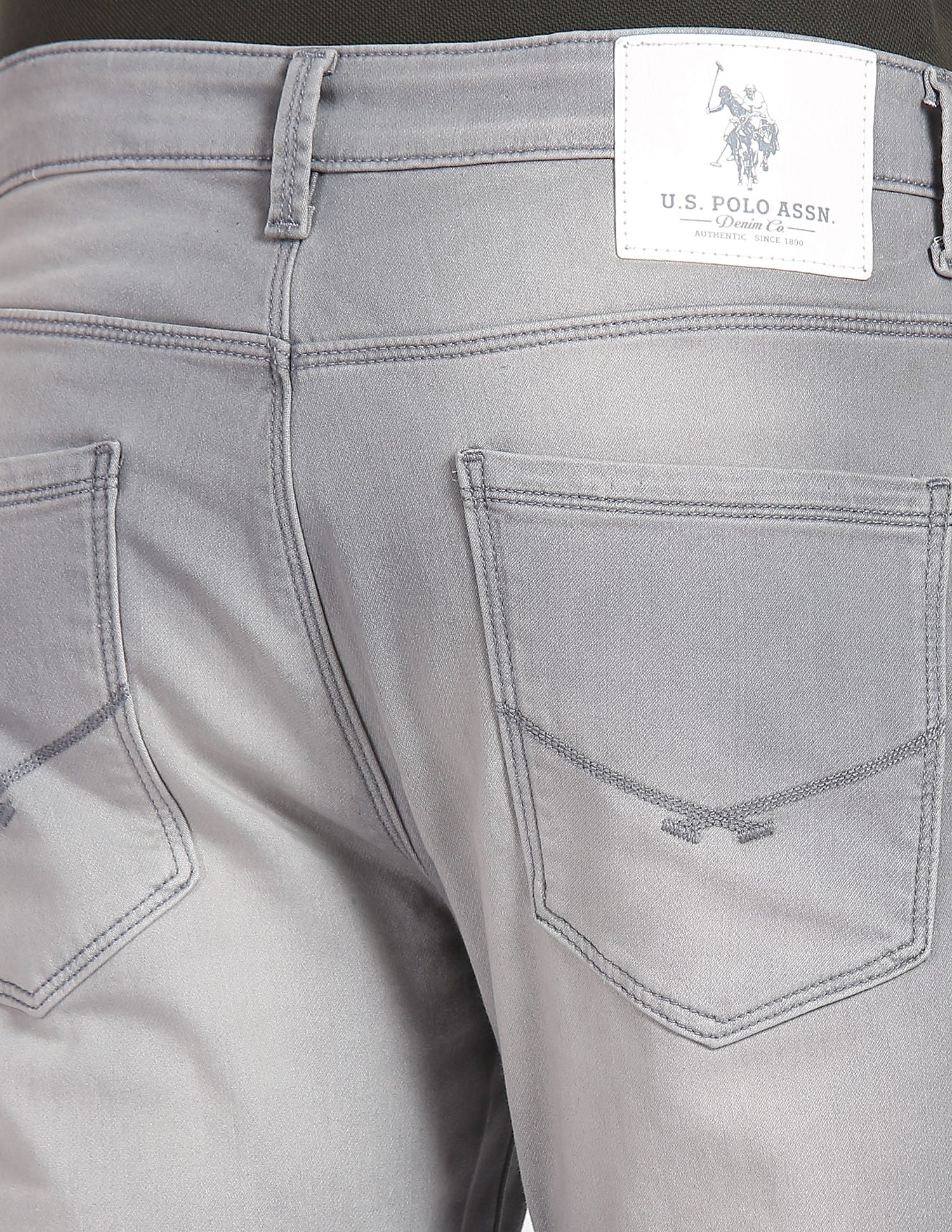 Henry Cropped Stone Wash Jeans - Image 6