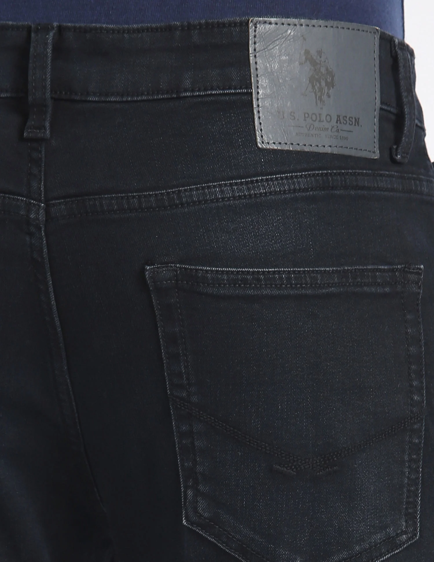 Henry Cropped Tapered Fit Blue Jeans - Image 7