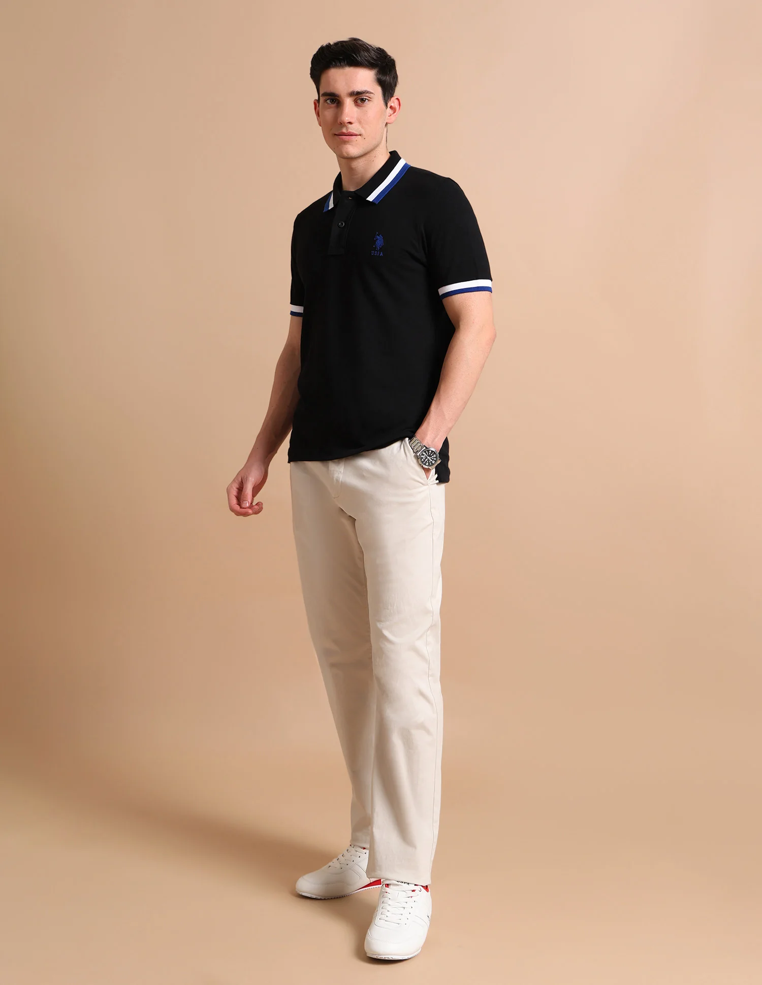Heritage Tipped Polo Shirt - Image 3