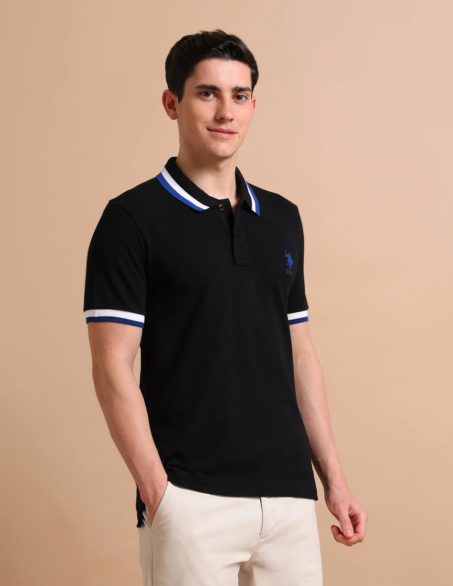 Heritage Tipped Polo Shirt - Image 4