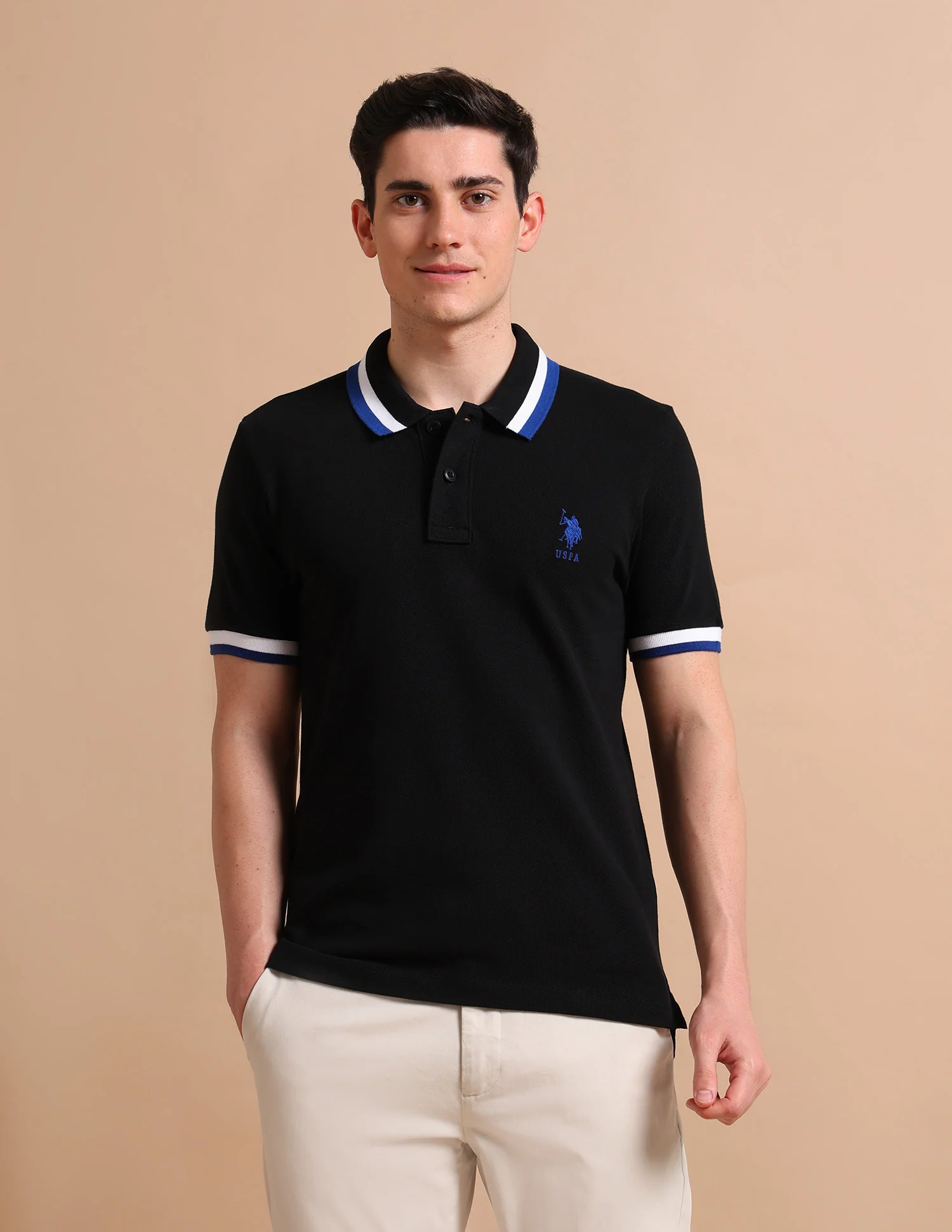 Heritage Tipped Polo Shirt - Image 6
