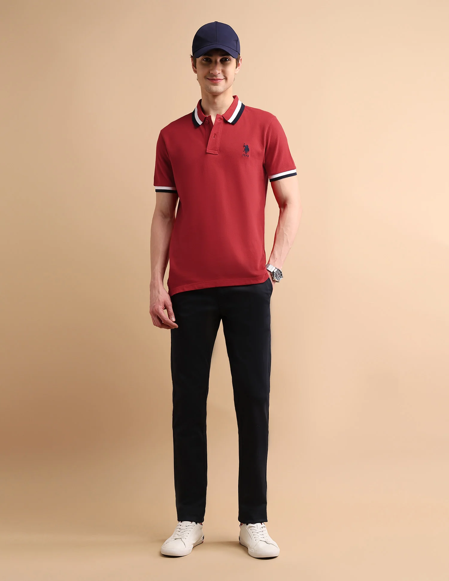 Heritage Tipped Polo Shirt - Image 3