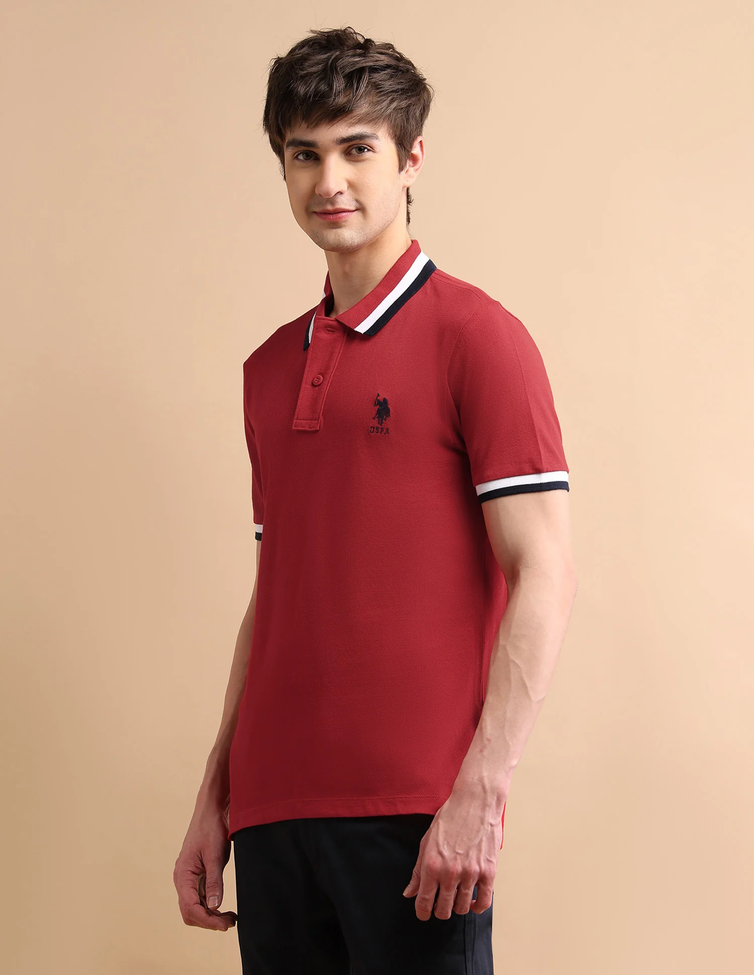 Heritage Tipped Polo Shirt - Image 4