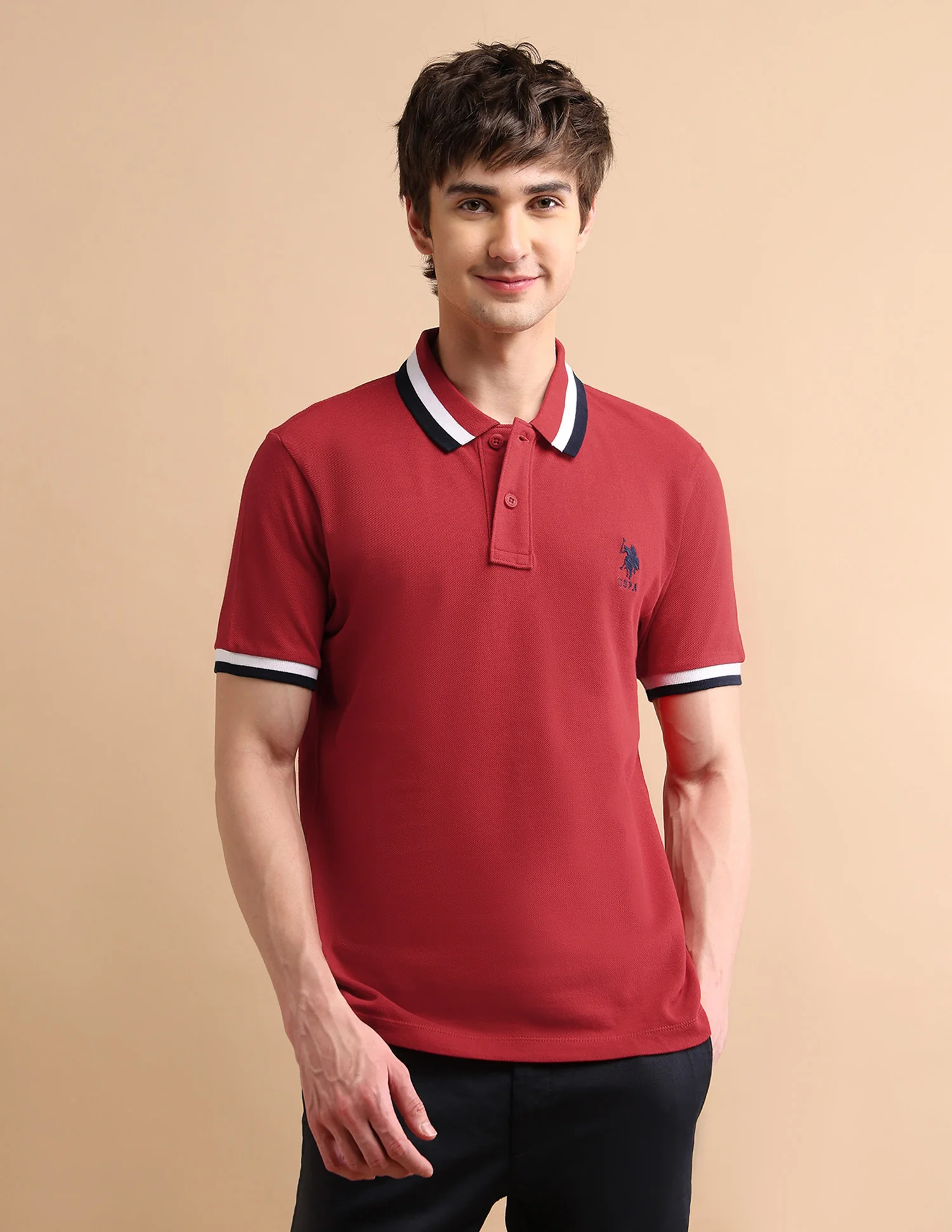 Heritage Tipped Polo Shirt - Image 6