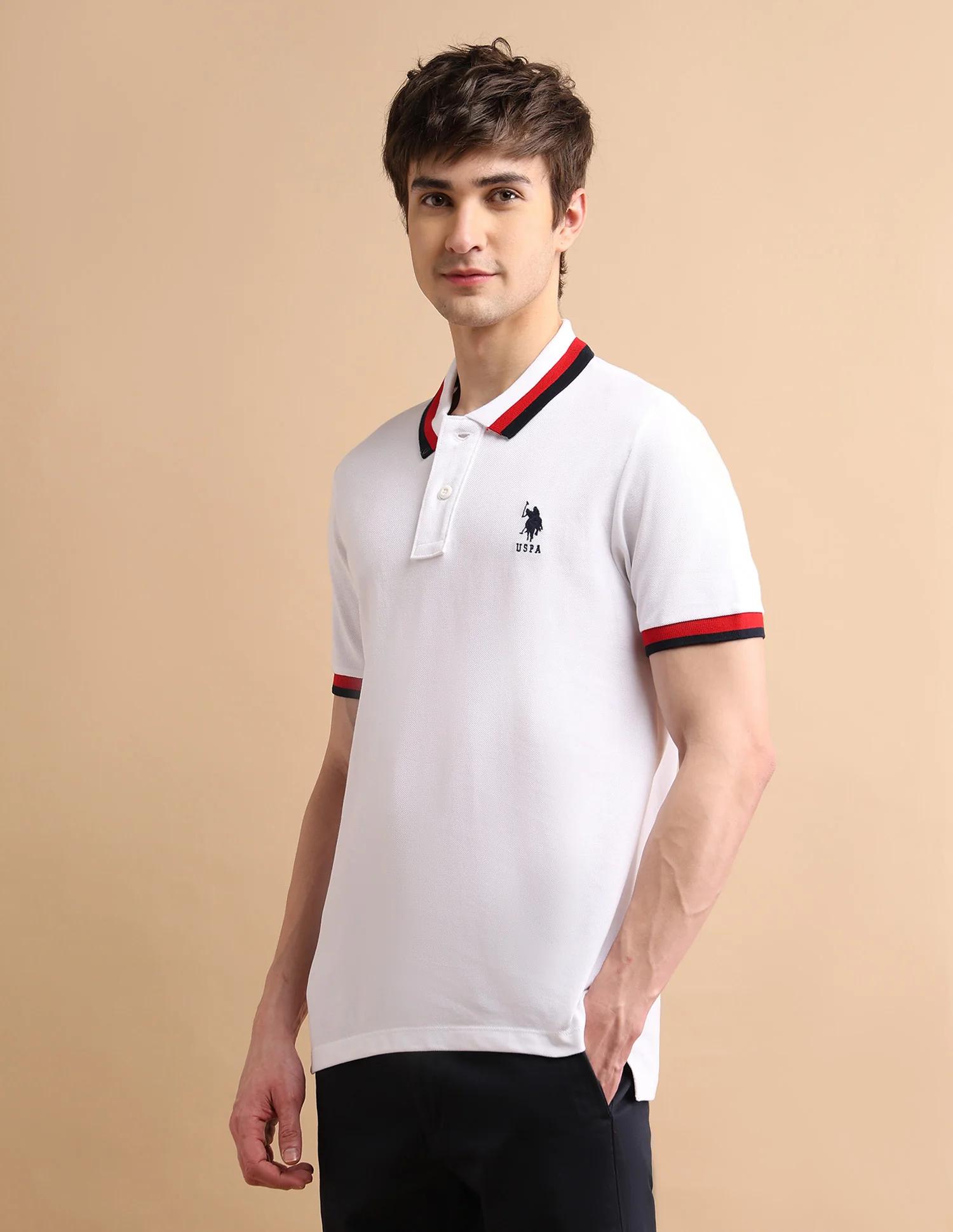 Heritage Tipped Polo Shirt - Image 4