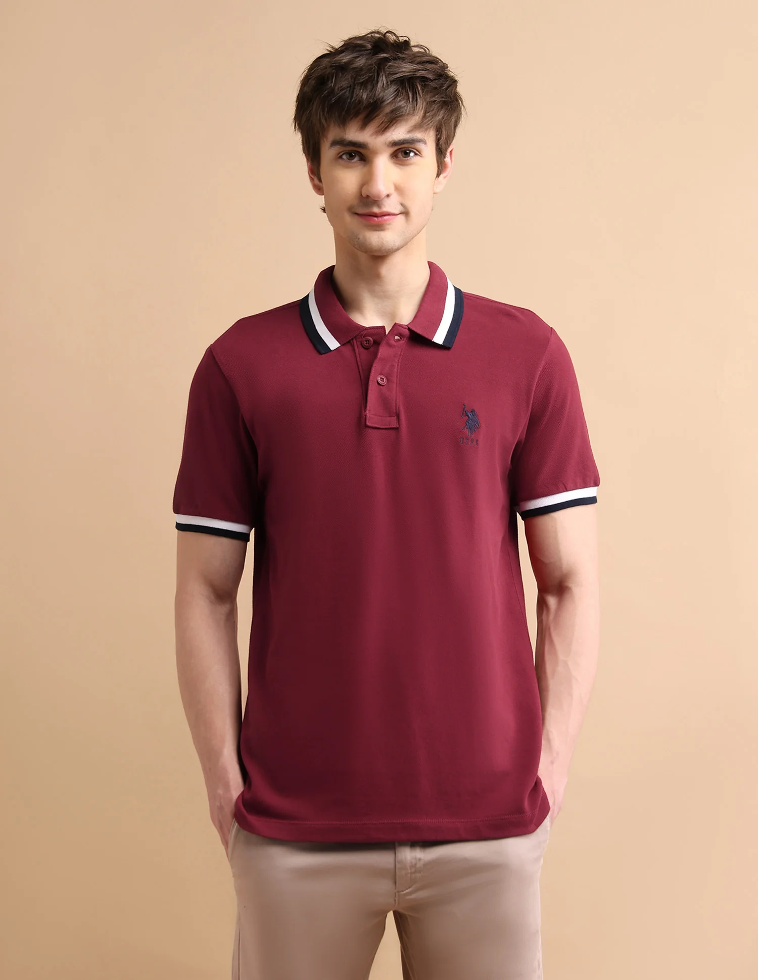 Heritage Tipped Polo Shirt - Image 6