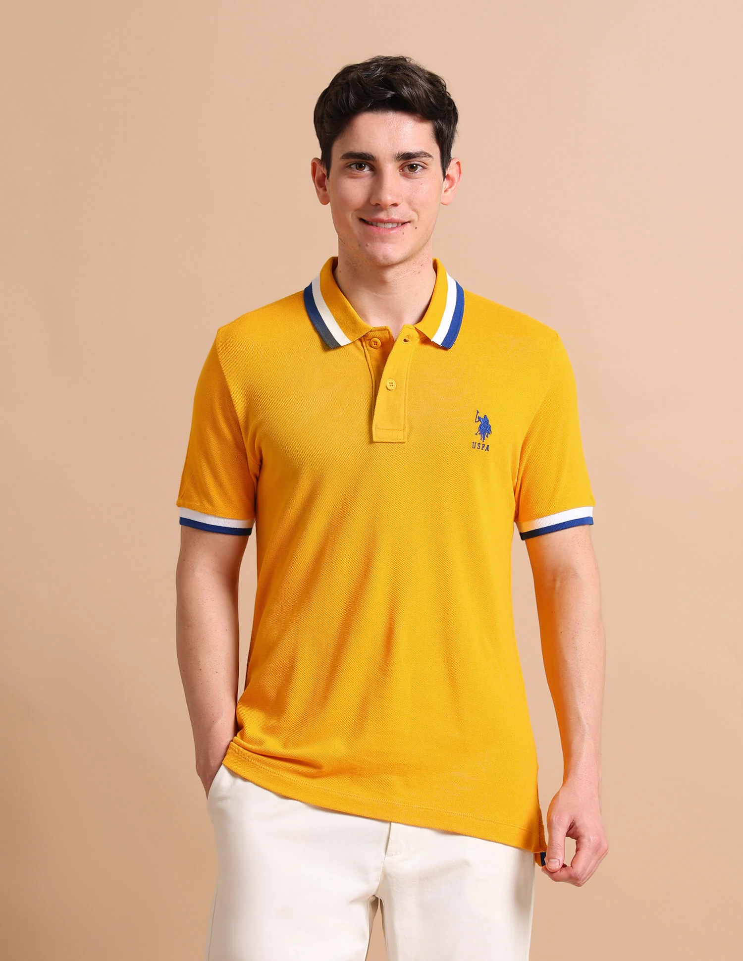 Heritage Tipped Polo Shirt - Image 6