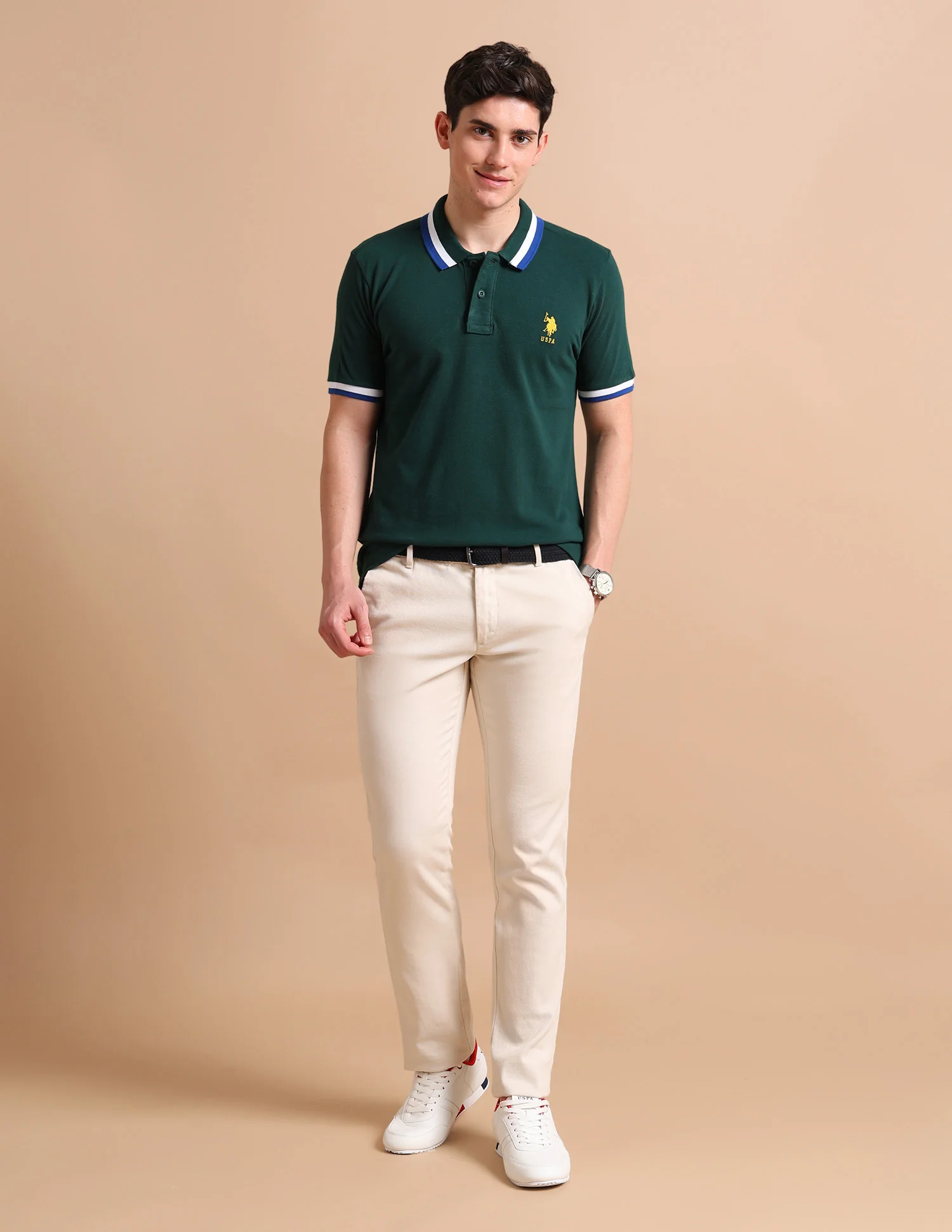 Heritage Tipped Polo Shirt - Image 3