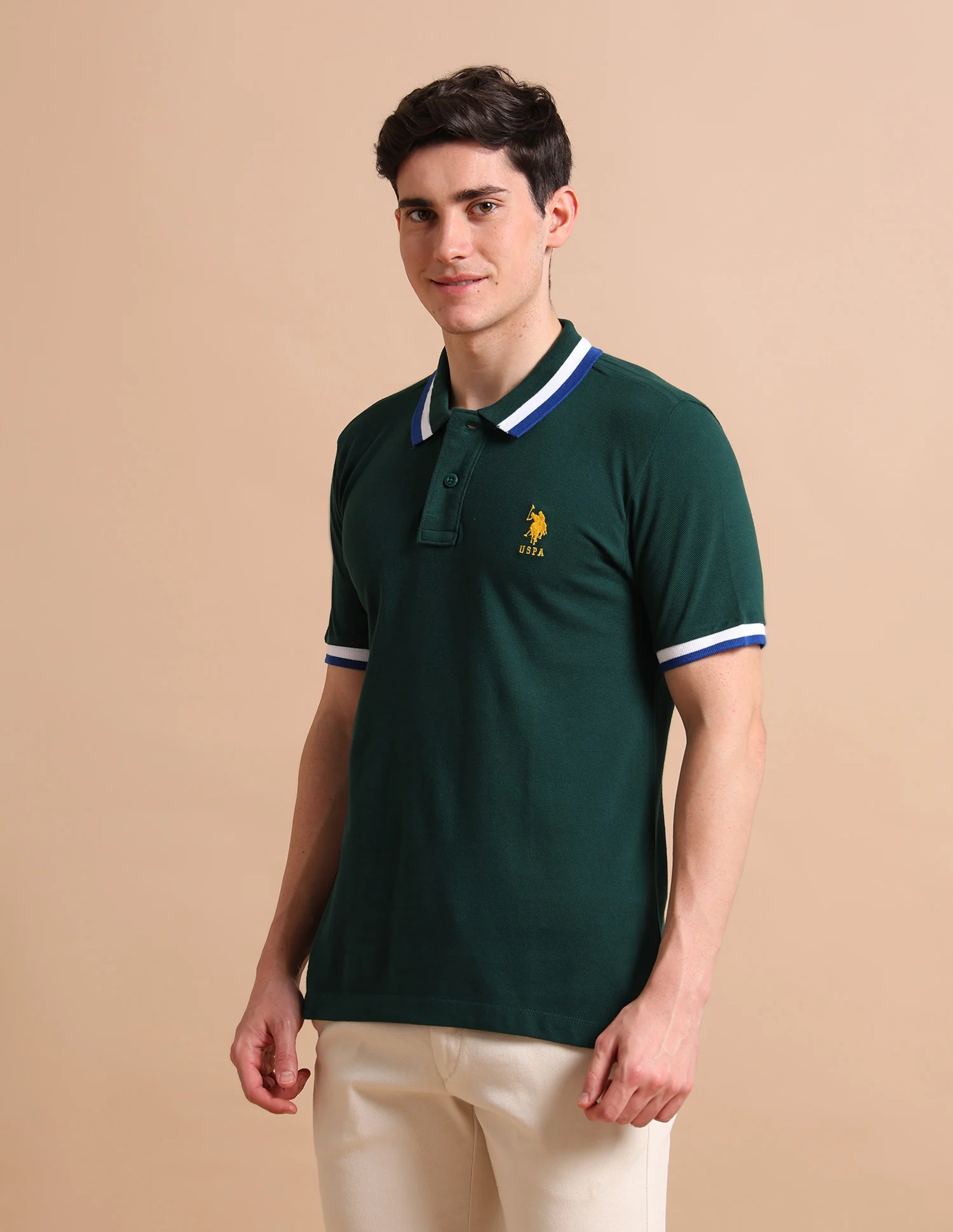 Heritage Tipped Polo Shirt - Image 4