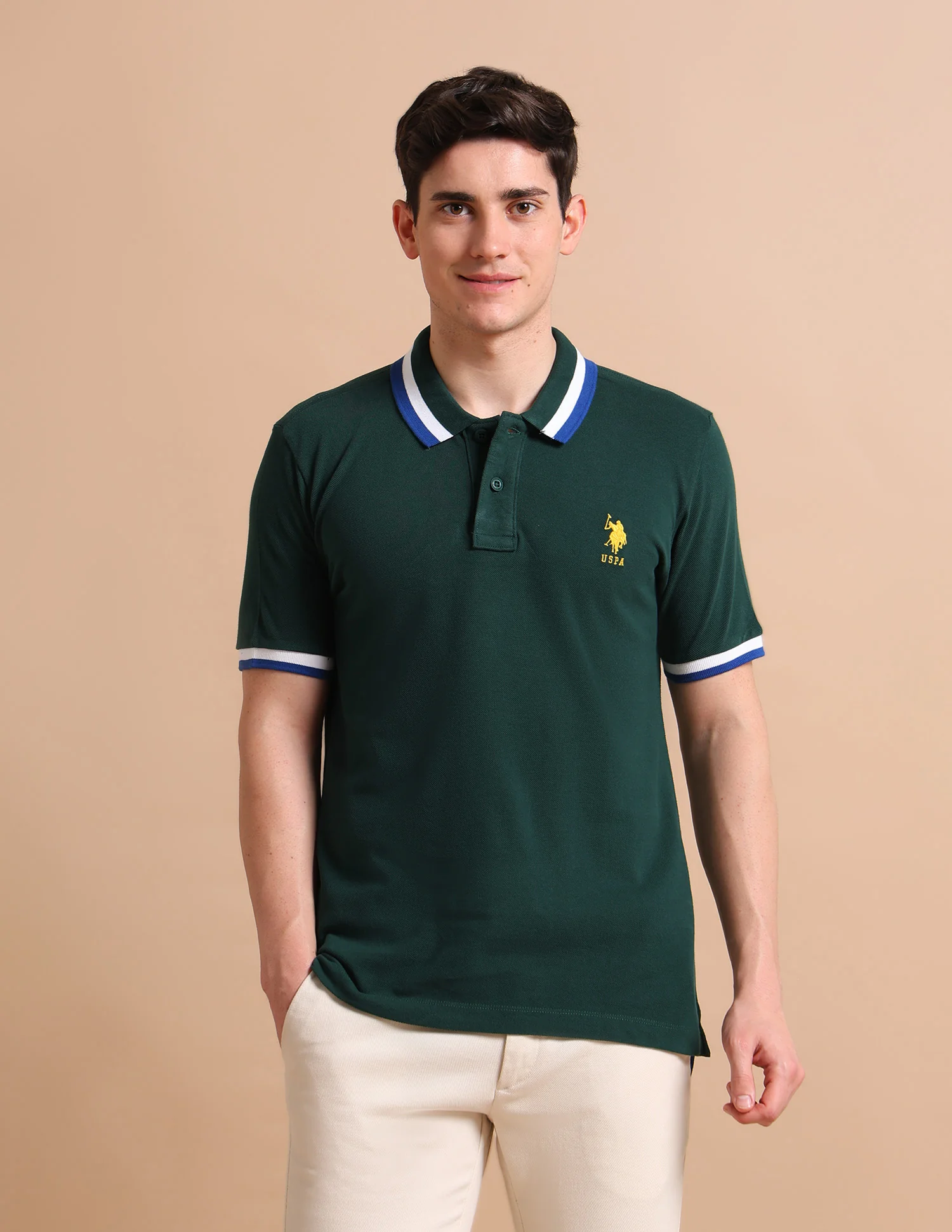 Heritage Tipped Polo Shirt - Image 6