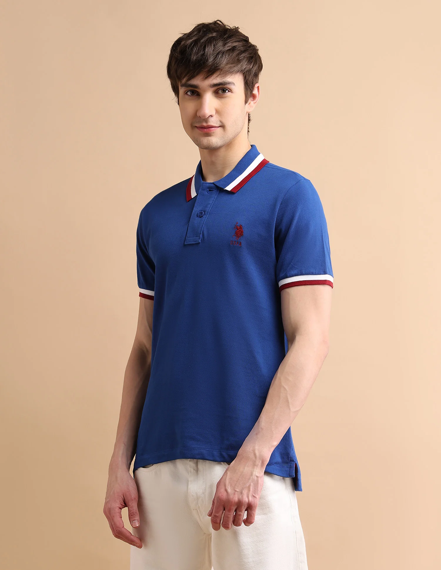 Heritage Tipped Polo Shirt - Image 4